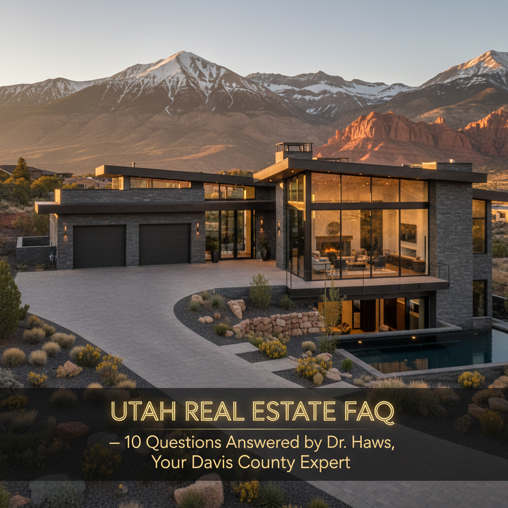 Utah Real Estate FAQ — 10 Questions Answered by Dr. Haws, Your Davis County Expert