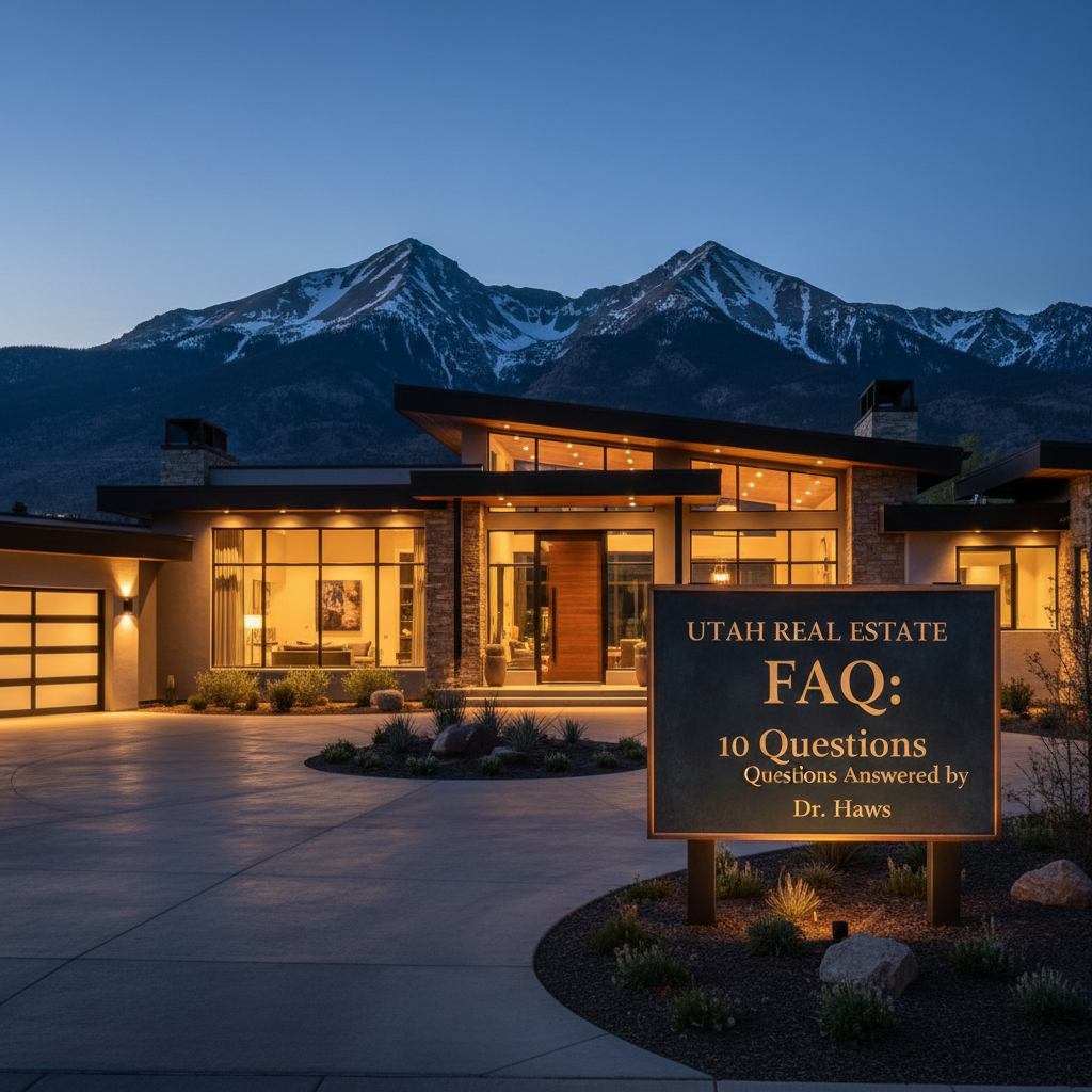 Utah Real Estate FAQ: 10 Questions Answered by Dr. Haws