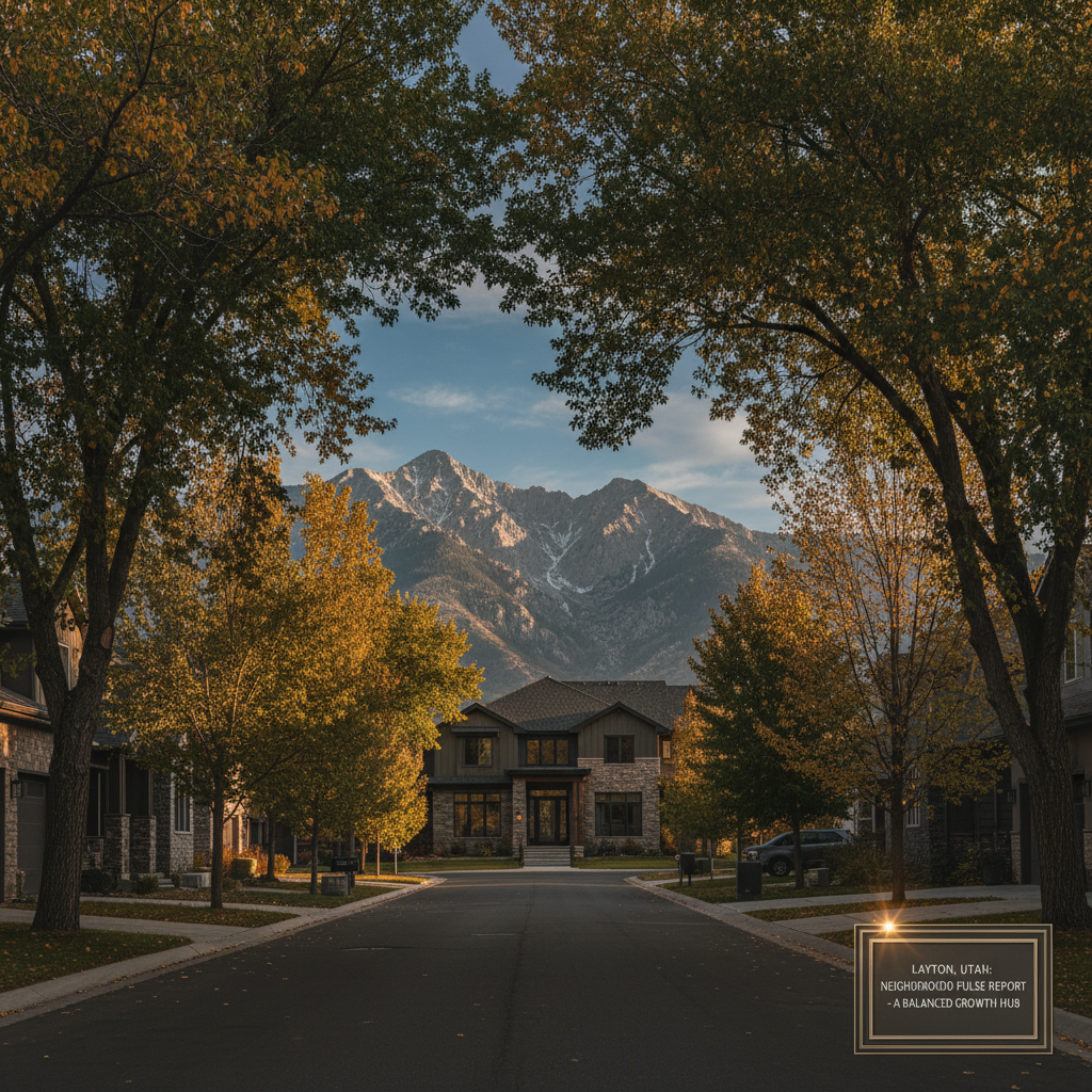 Layton, Utah: Neighborhood Pulse Report - A Balanced Growth Hub