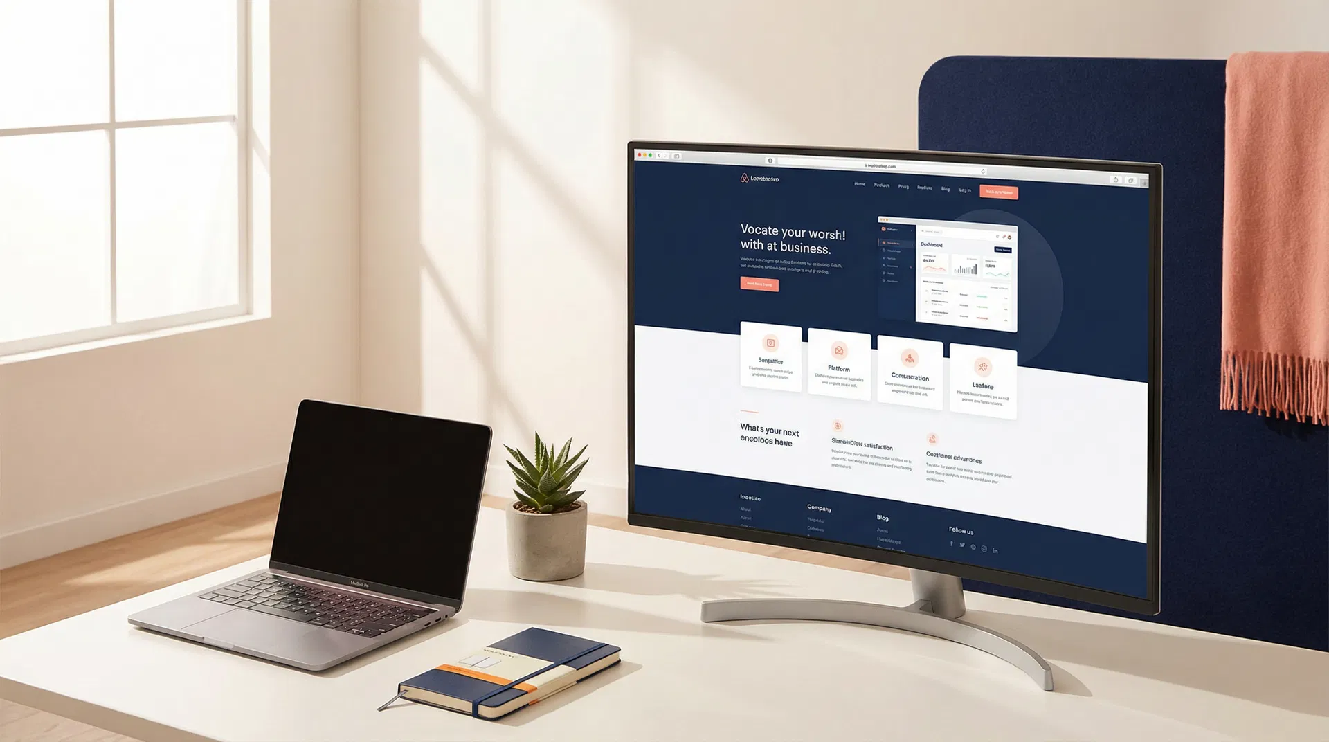 Espacio de trabajo moderno de JR Digital Solutions
