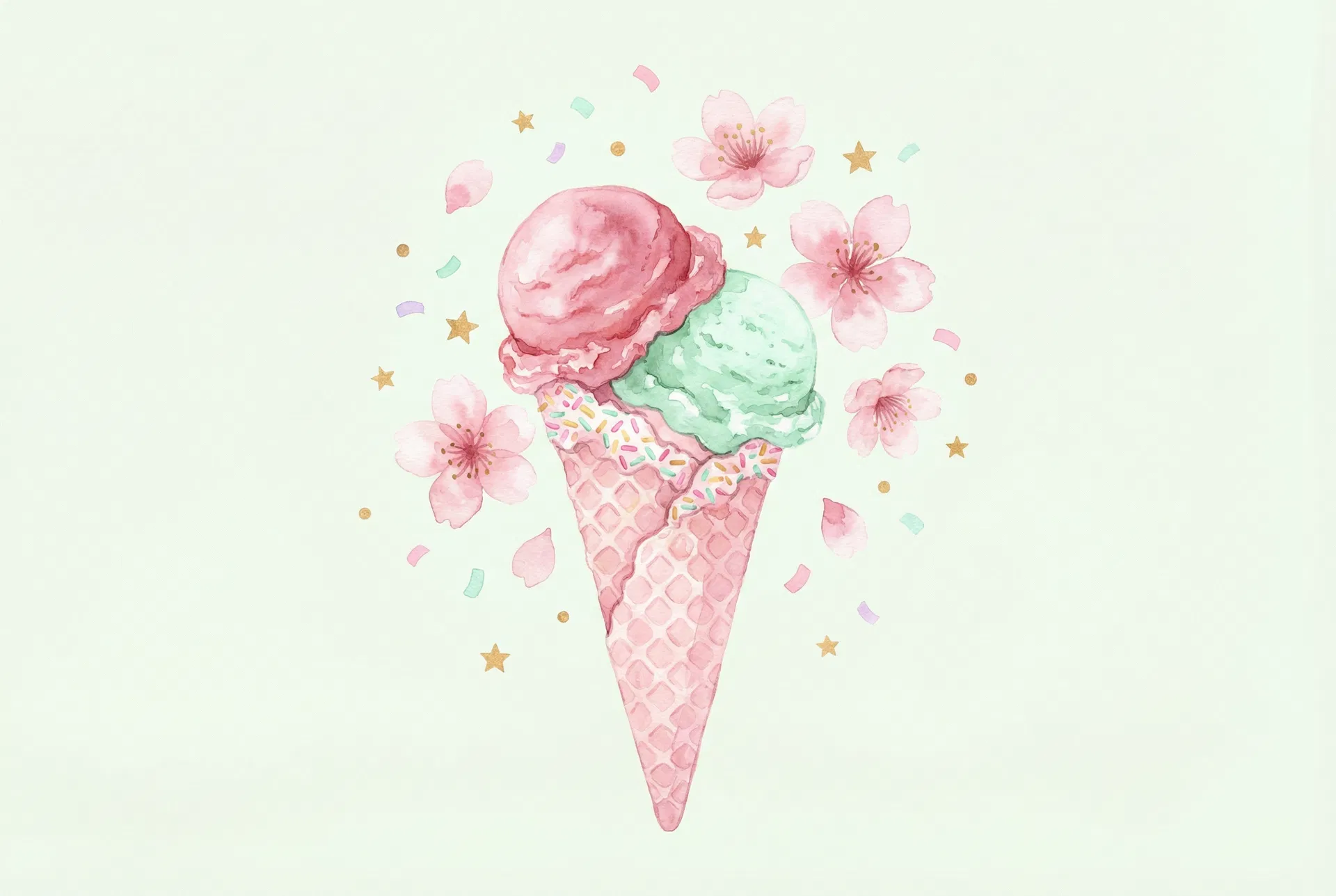 Ice cream illustration