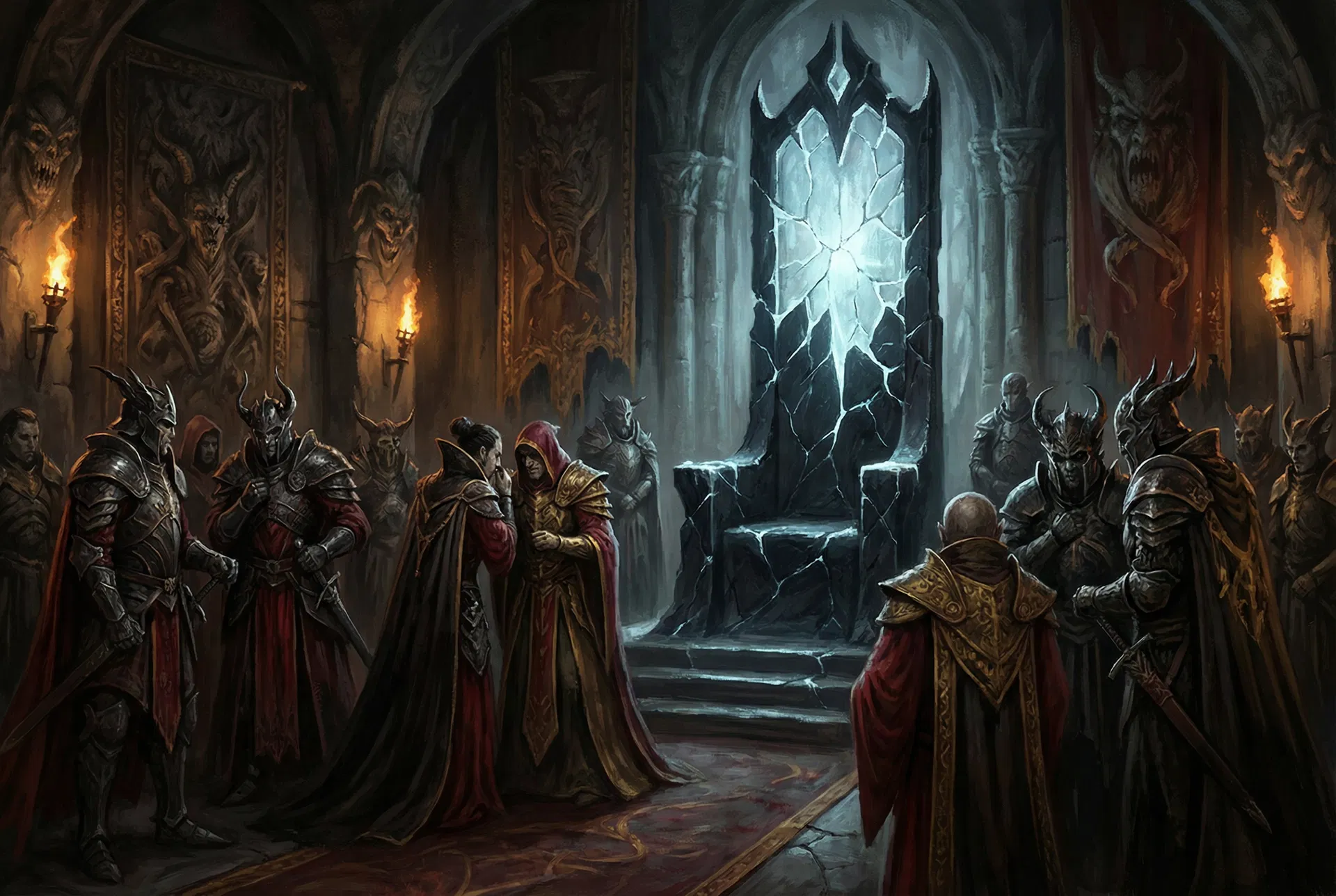 The Shadow Courts — demon court chamber