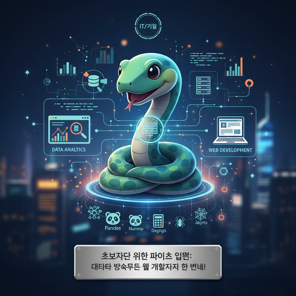 파이썬 입문 완벽 가이드: 데이터 분석부터 웹 개발까지, 초보자를 위한 로드맵