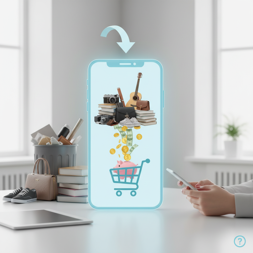 잠자는 물건에 새 생명을! 중고거래 앱으로 돈 버는 100% 활용 노하우