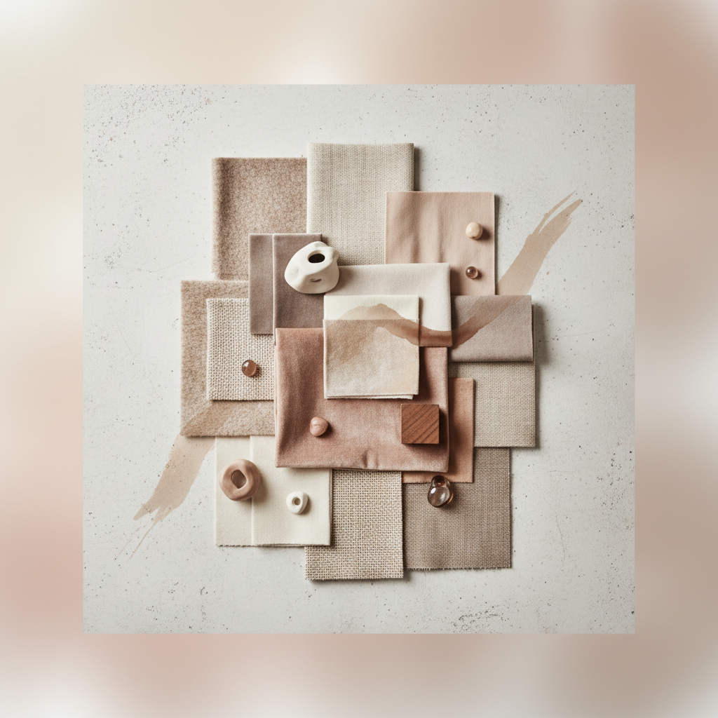 컬러 팔레트와 소재의 마법: 톤온톤으로 우아함 더하기