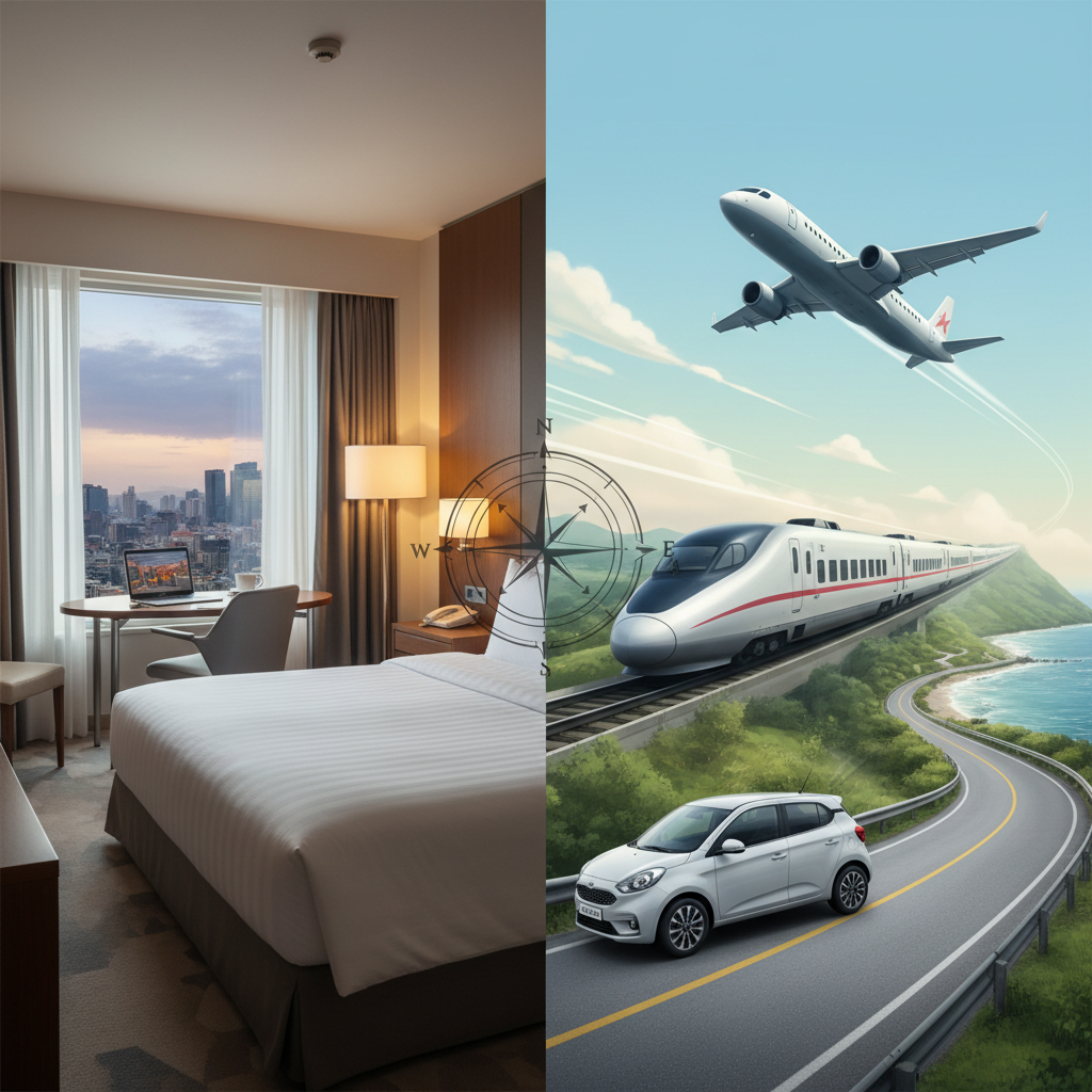 제 노하우, 숙소와 교통편에서 승부하기!