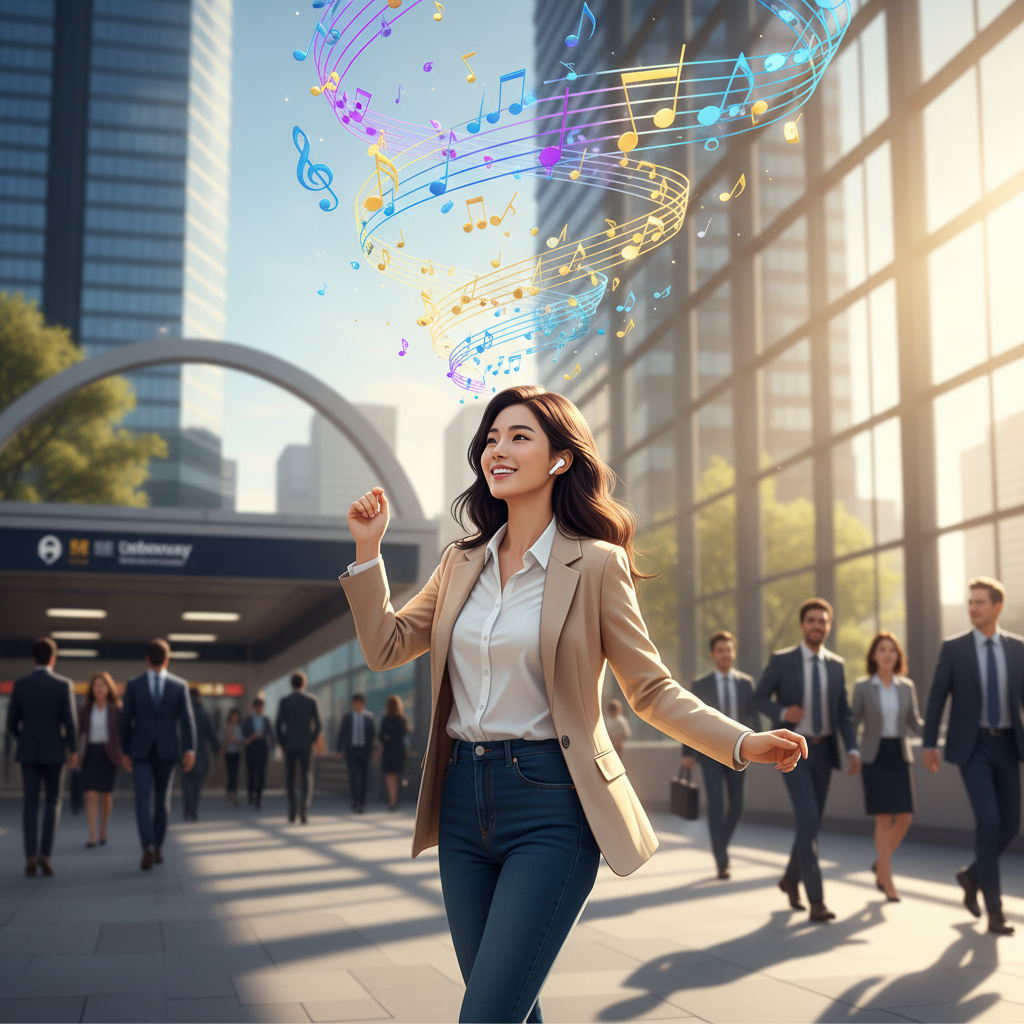 왜 출퇴근길에 '신나는' 음악이 중요할까요?