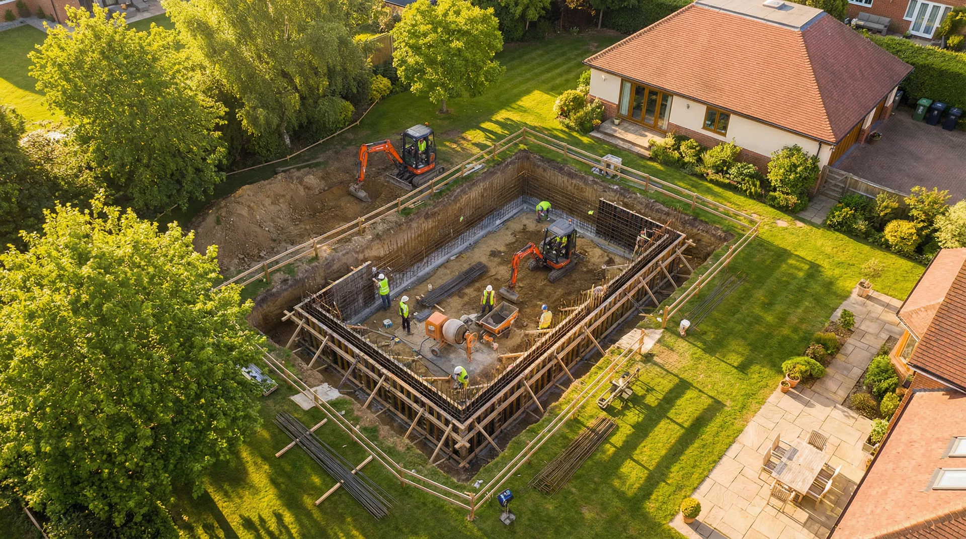 Bunker construction process