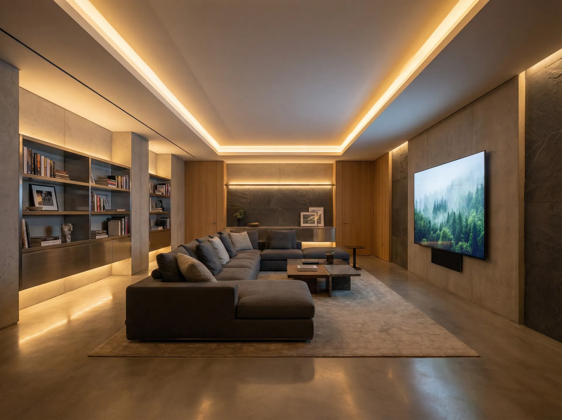 Luxury bunker interior