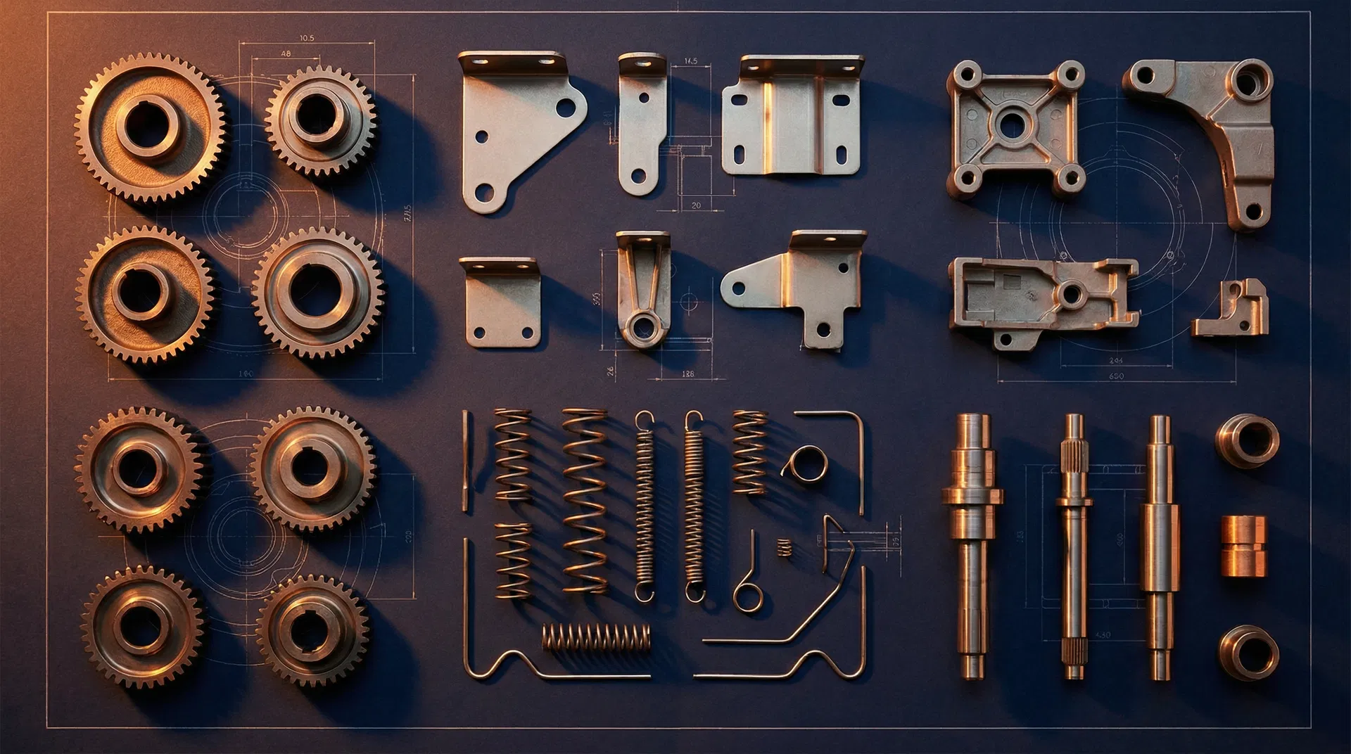 Precision manufactured components