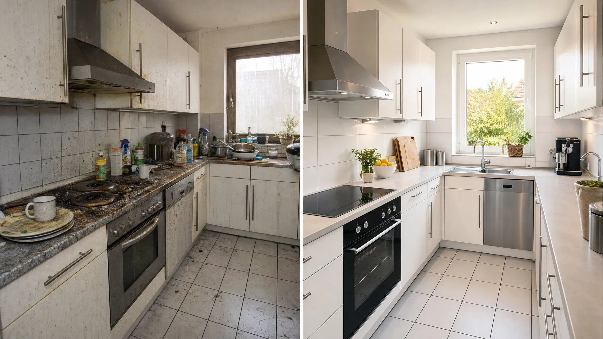 Küche nach professioneller Reinigung in Bonn – ReinigungsBonn
