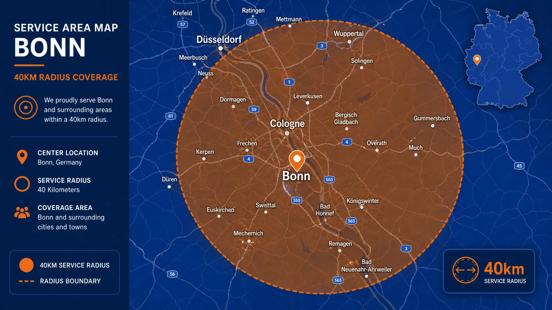 Service Area Map