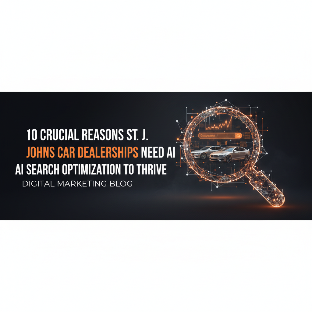 10 Crucial Reasons St. Johns Car Dealerships Need AI Search Optimization to Thrive in 2026