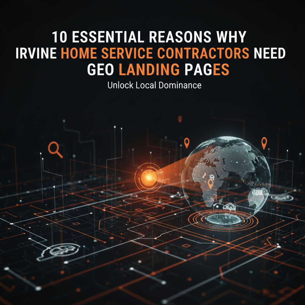 10 Essential Reasons Why Irvine Home Service Contractors Need Geo Landing Pages