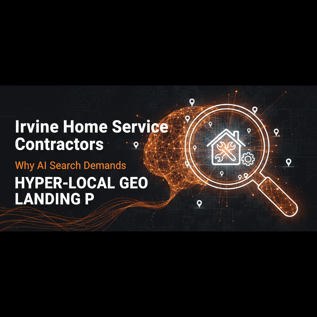 Irvine Home Service Contractors: Why AI Search Demands Hyper-Local Geo Landing Pages Now