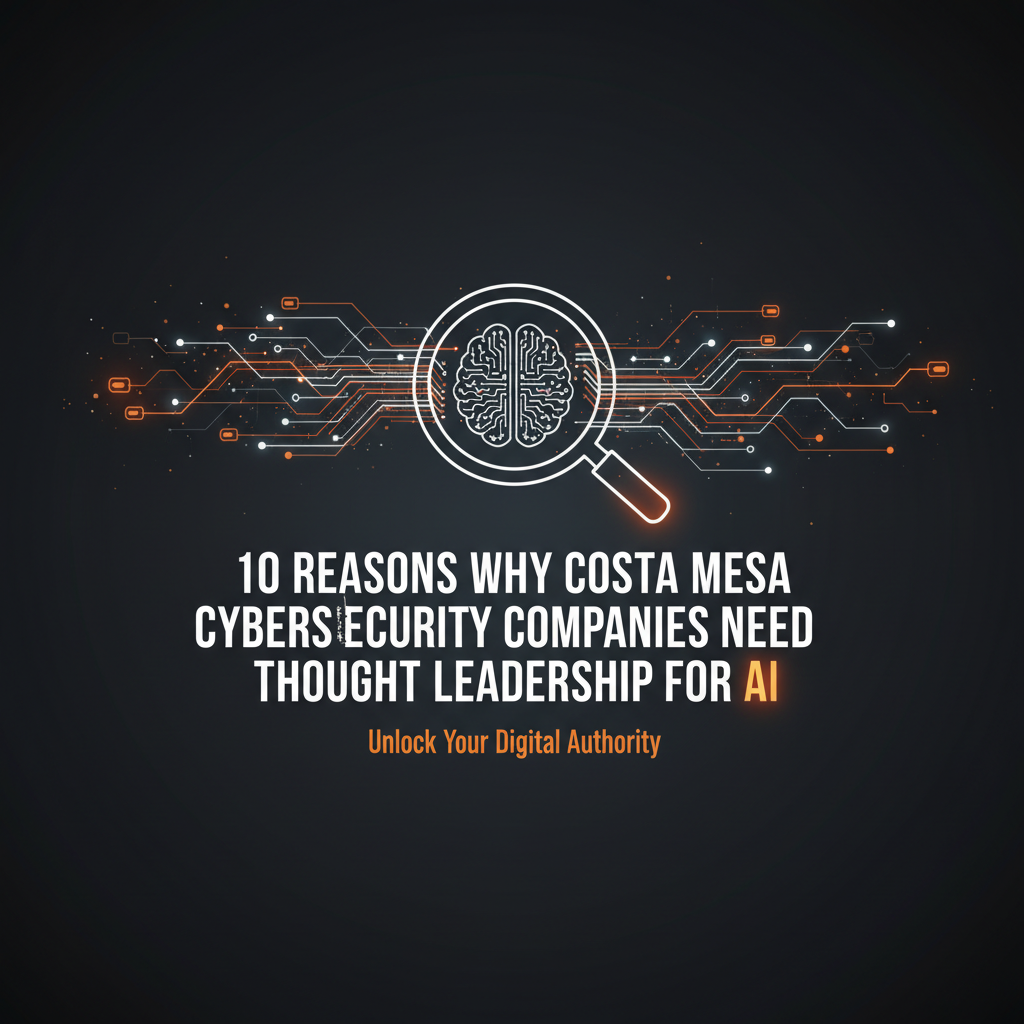 10 Reasons Why Costa Mesa Cybersecurity Companies Need Thought Leadership for AI Search Dominance