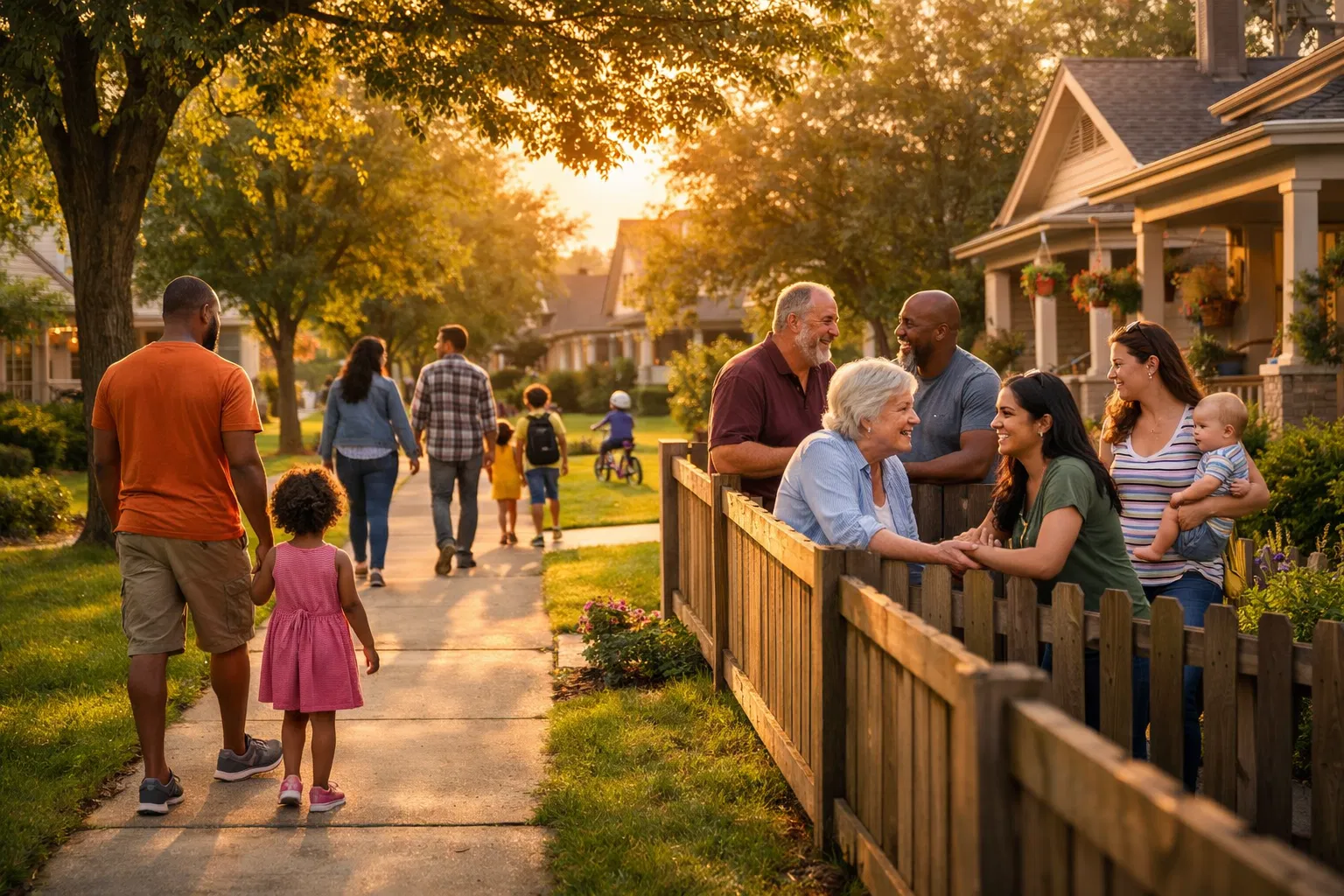 Thriving community neighborhood