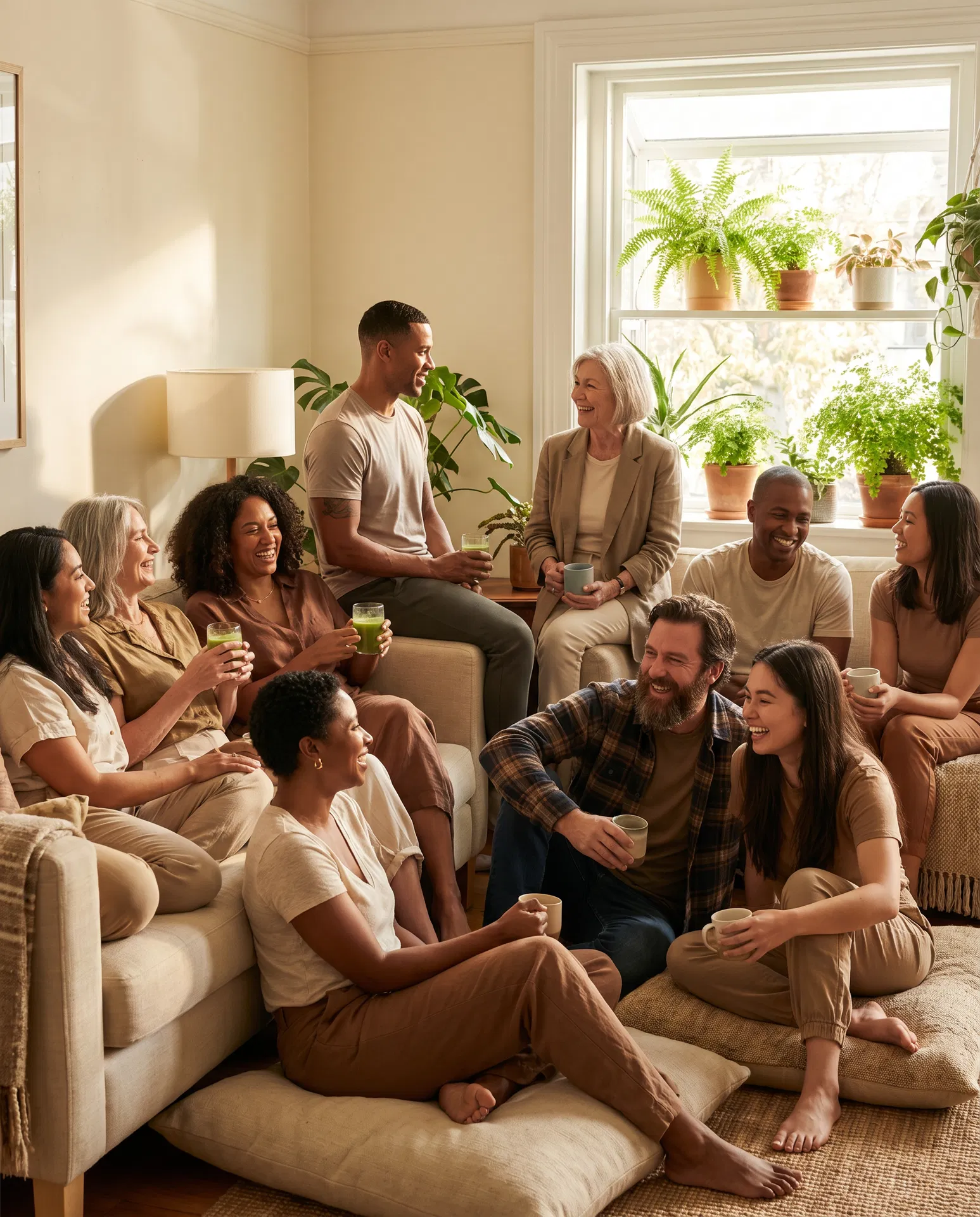Community of people supporting each other