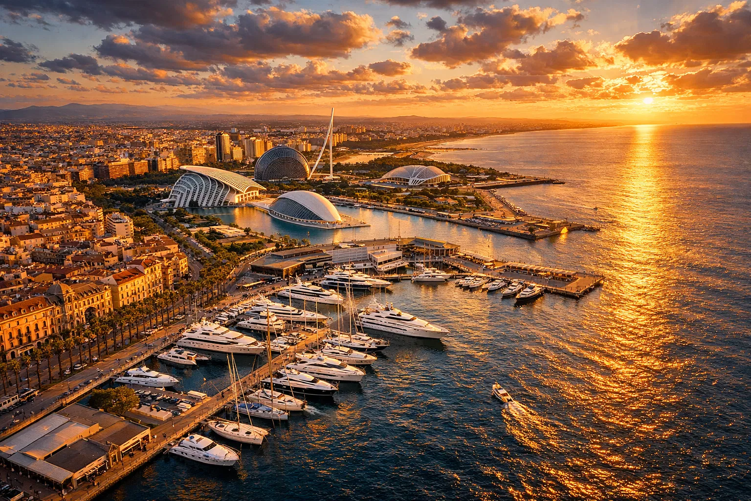 Valencia Spain Coastline