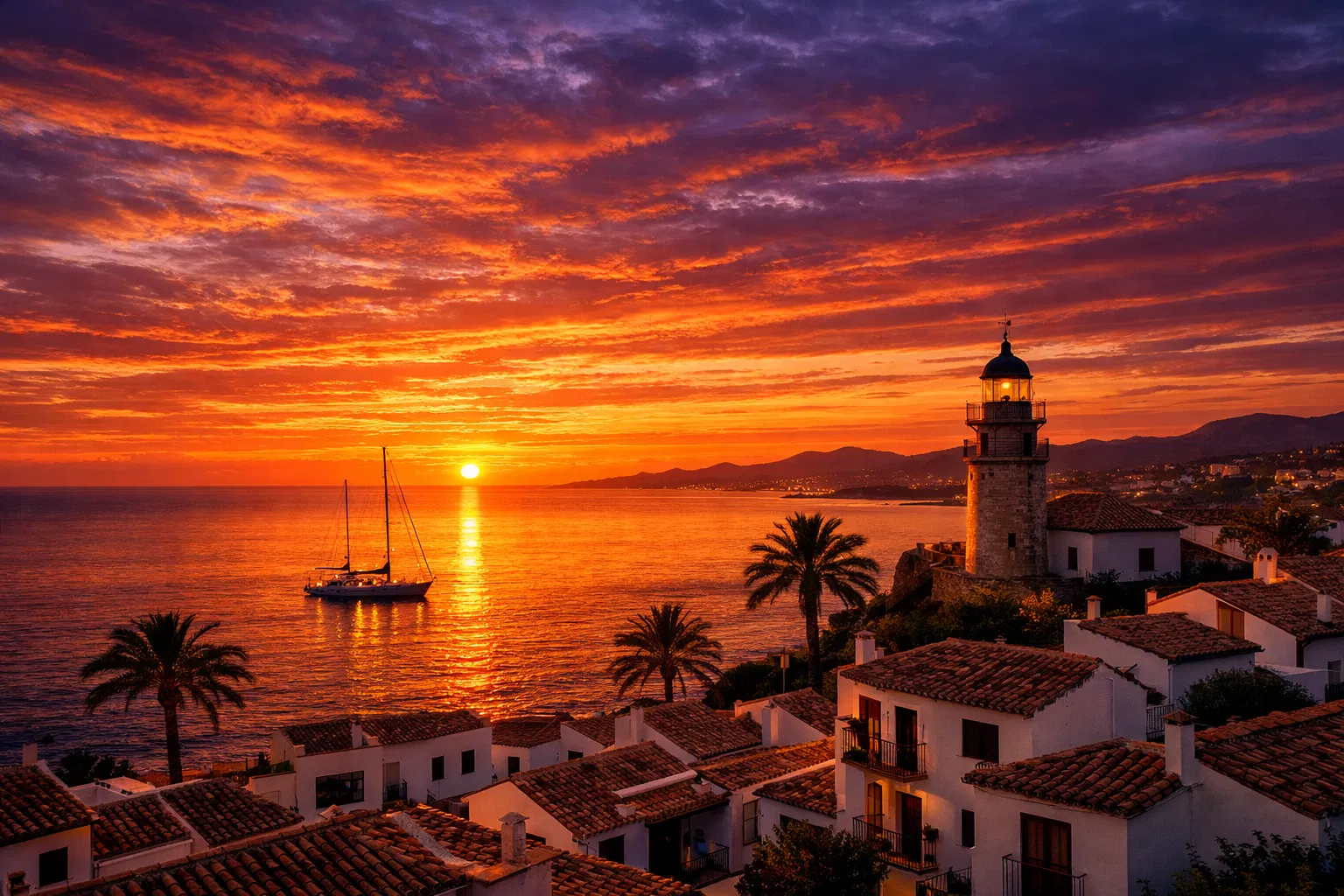 Mediterranean Sunset Spain