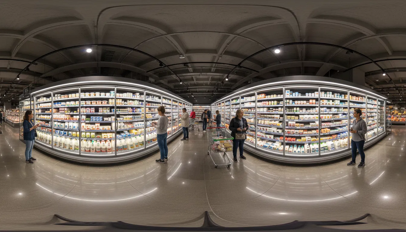 Refrigerated Dairy Section