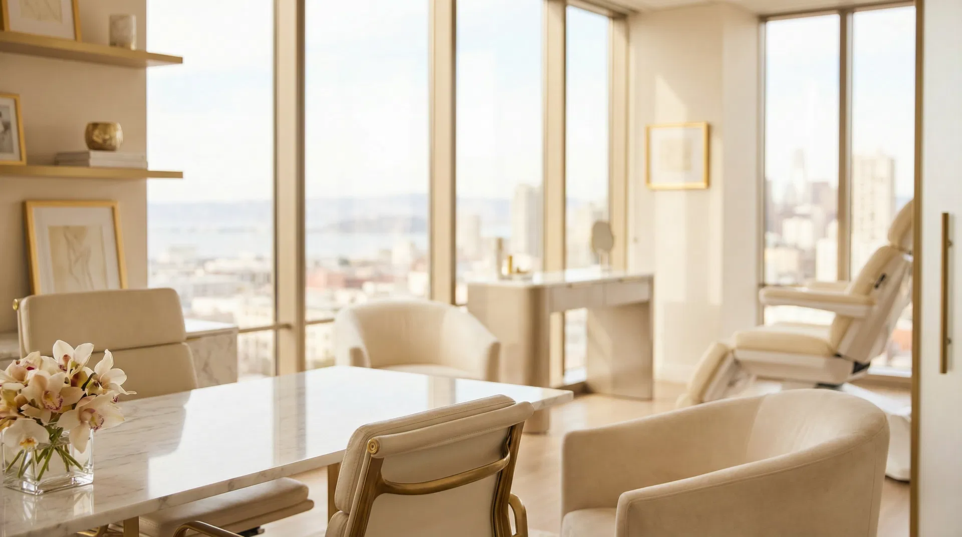 Luxury medical aesthetics consultation room