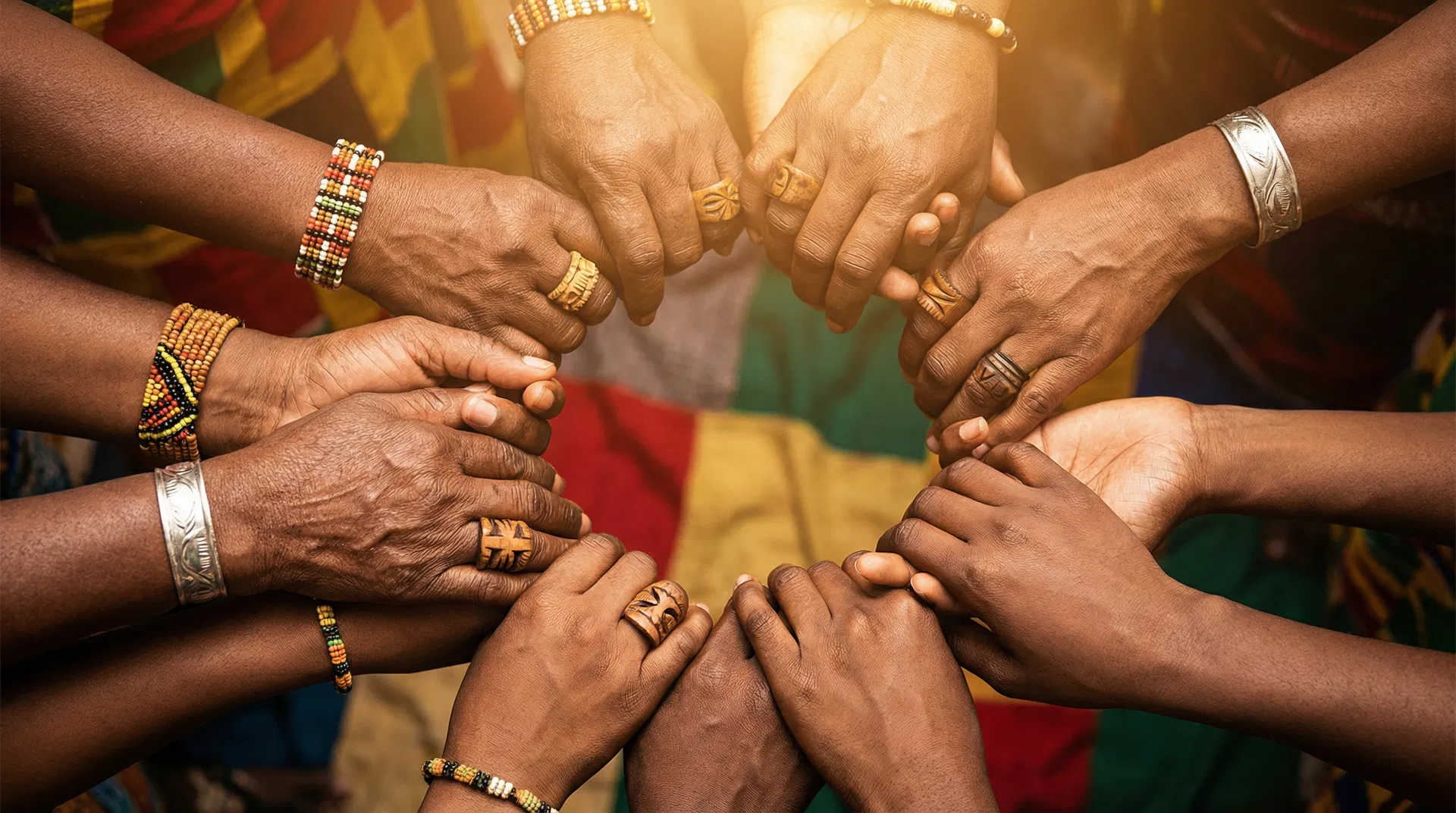 Mains unies - solidarité