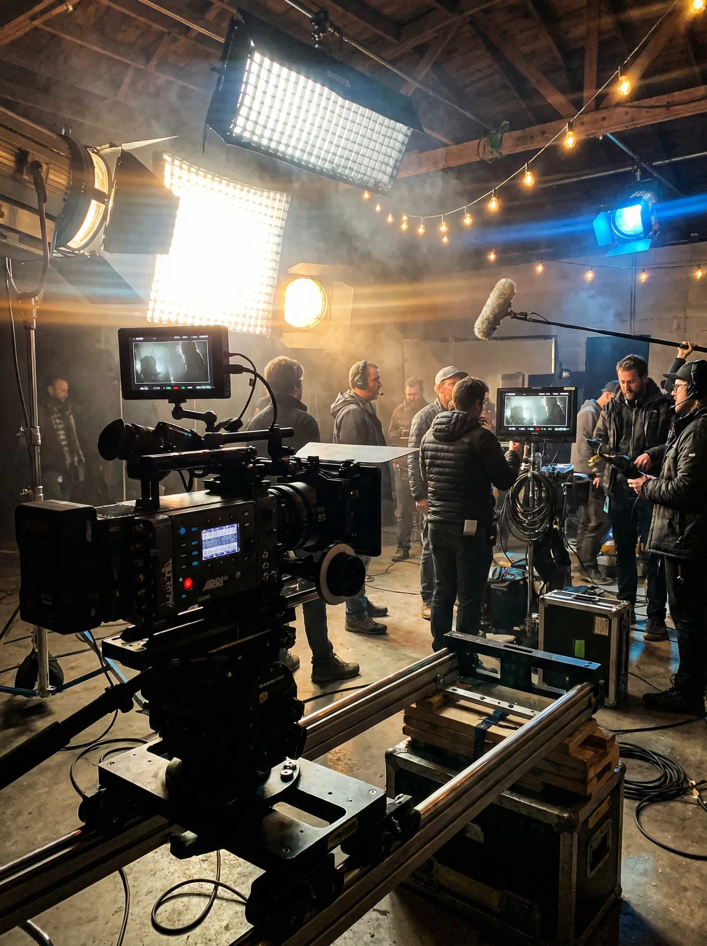 Professional media production studio