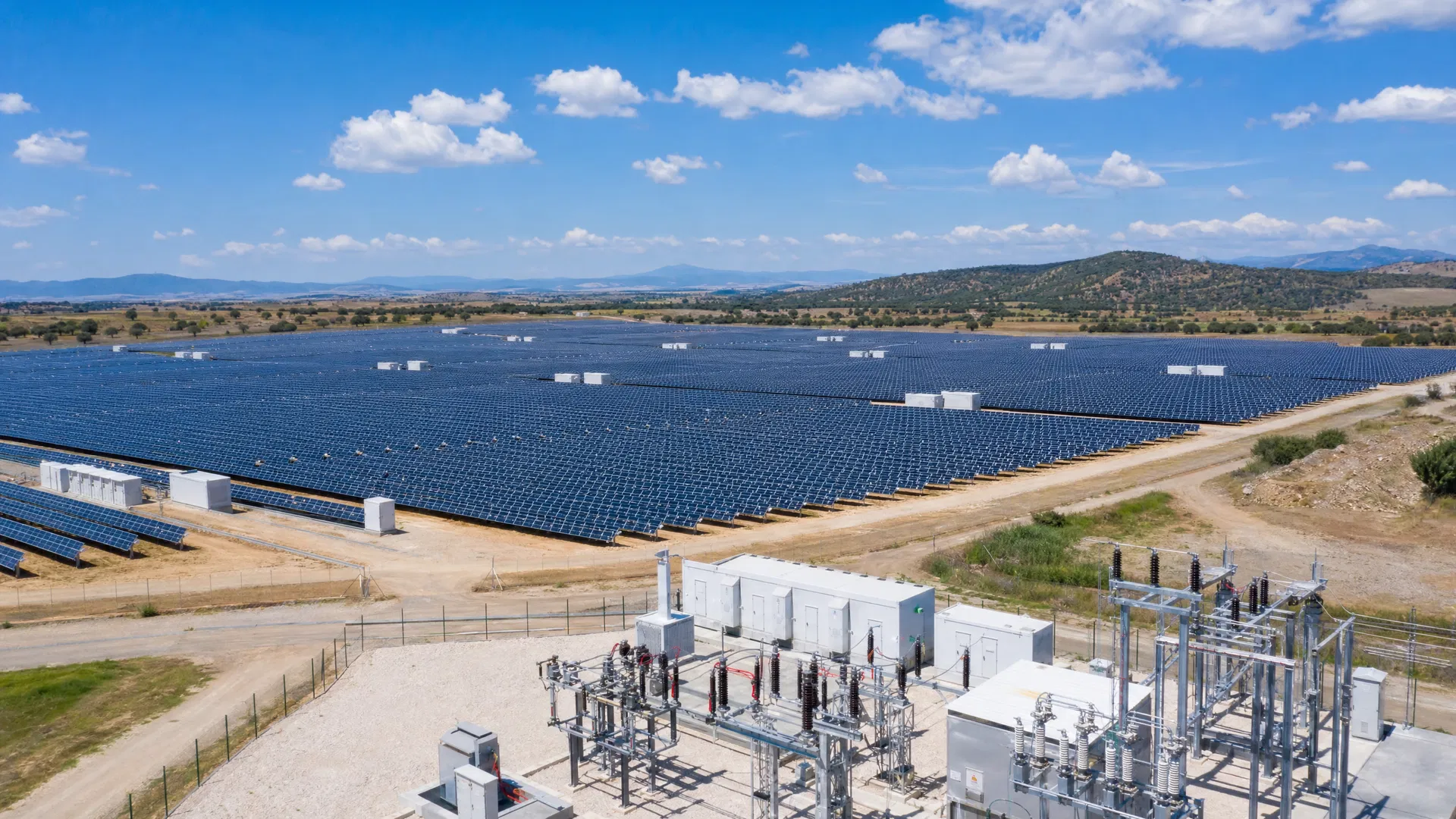 Operational photovoltaic solar park
