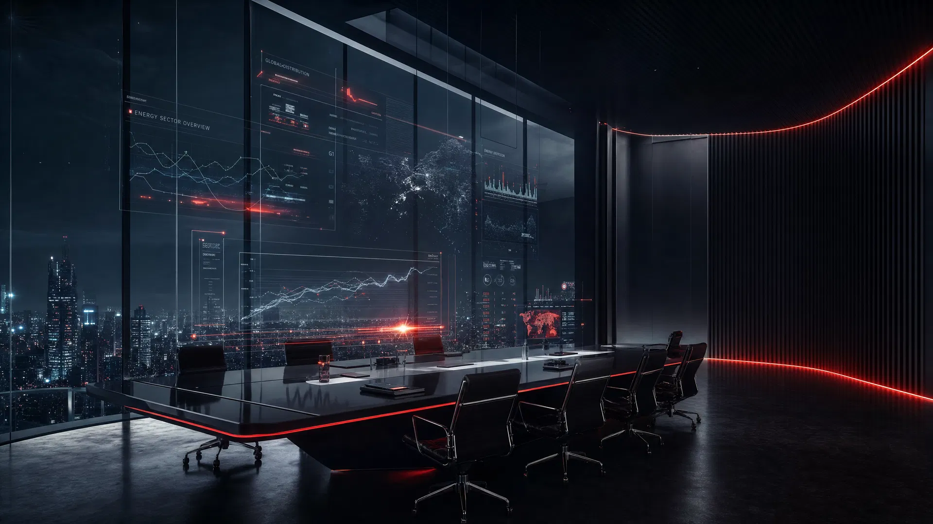 EnAxi Corp futuristic facility
