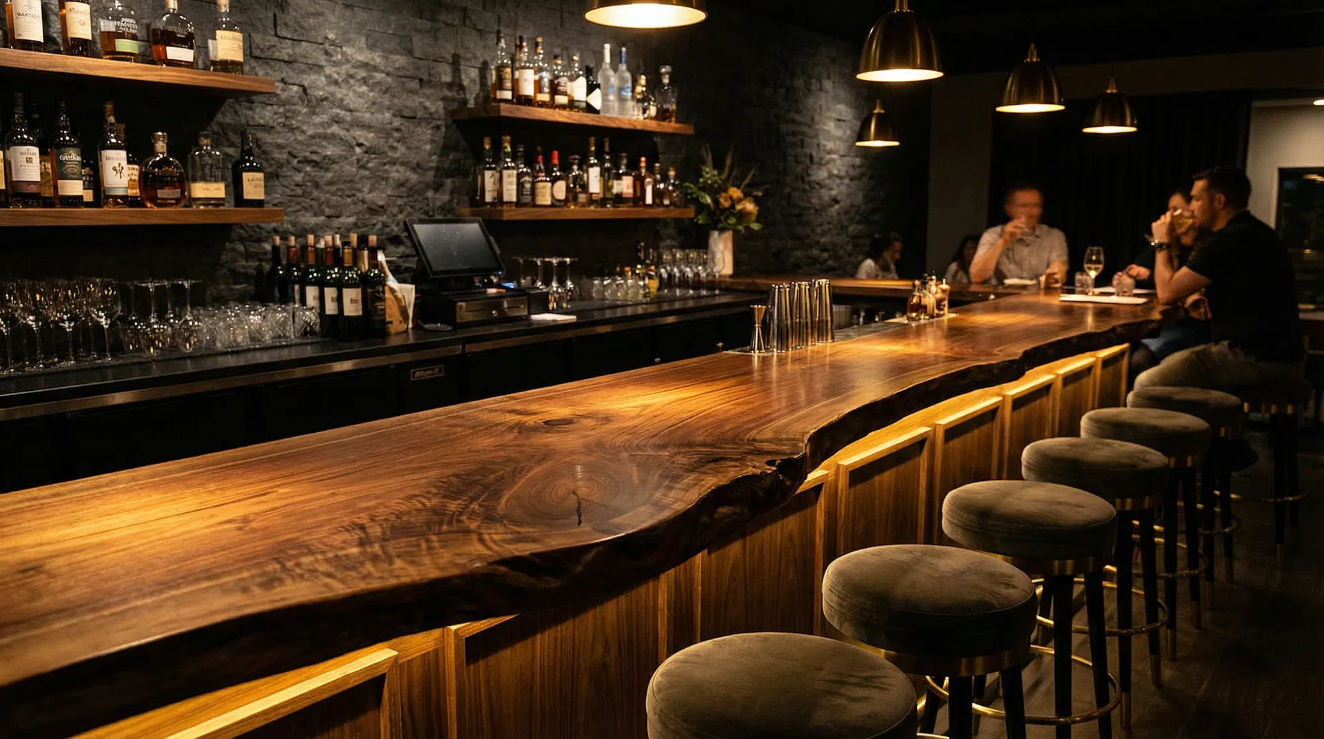 Commercial bar top