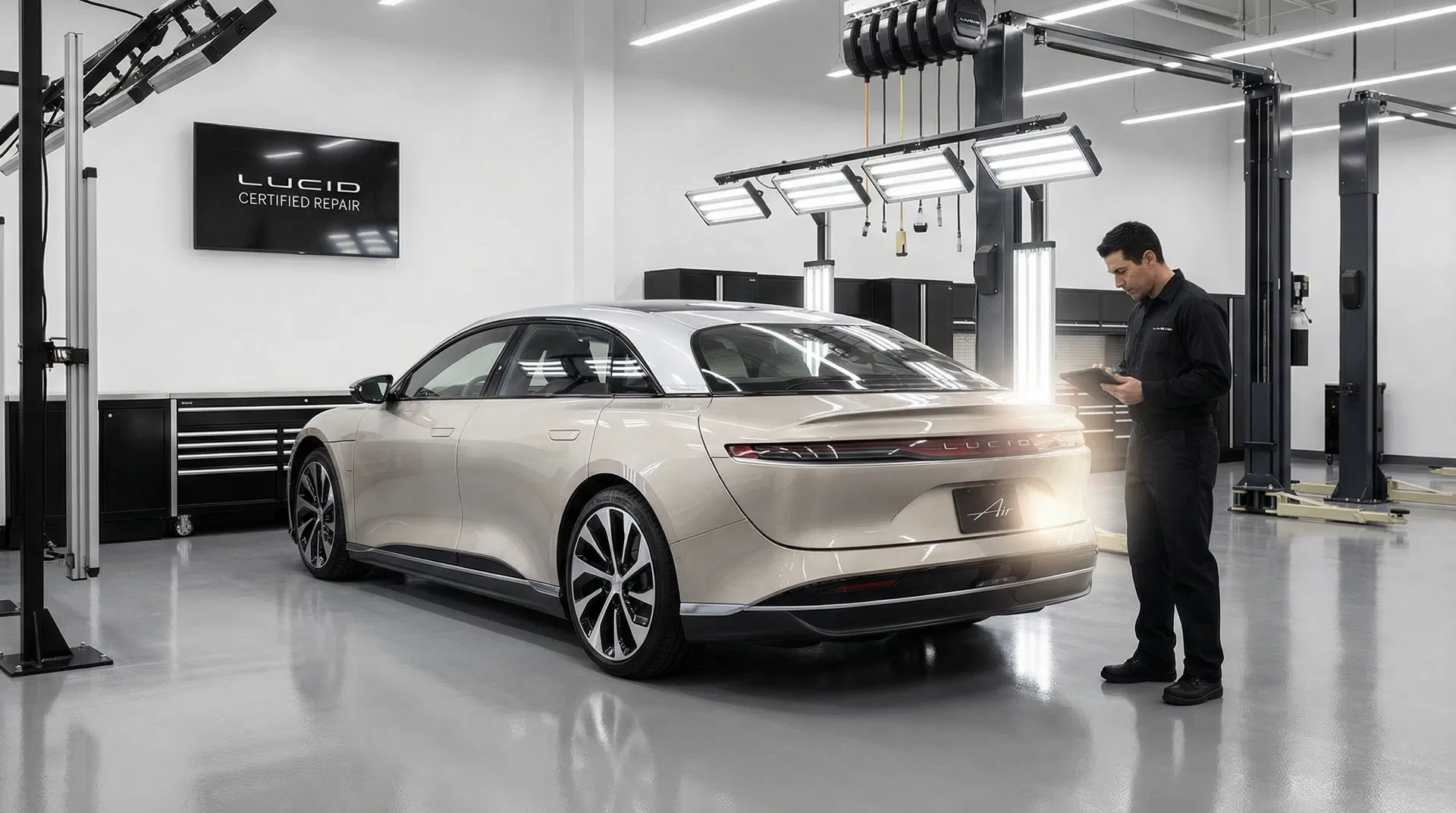 Lucid Air collision repair