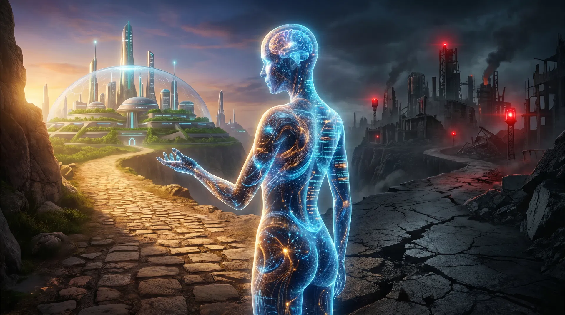 IA en la encrucijada entre utopía y distopía — el problema de la alineación