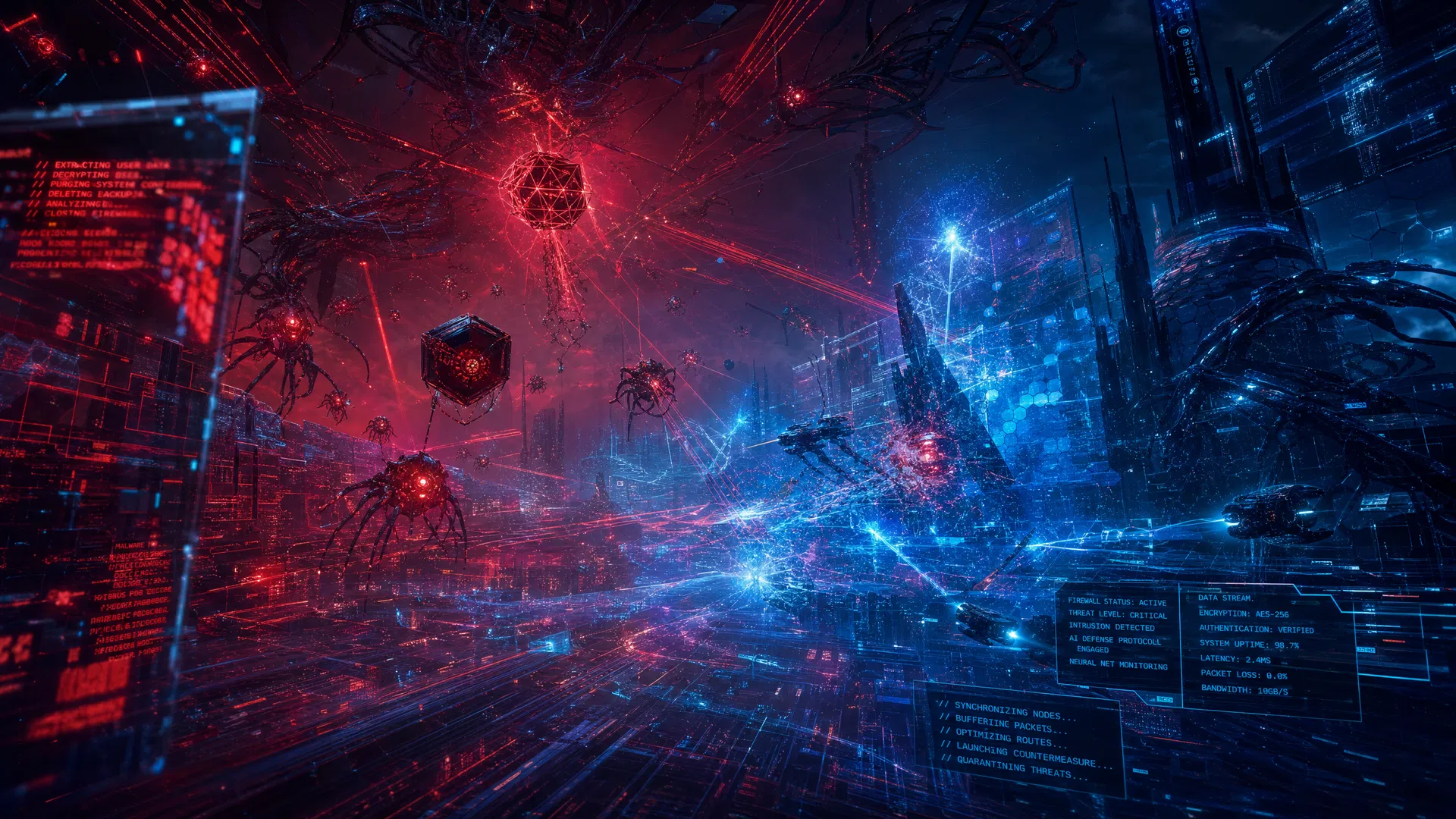 El campo de batalla digital del futuro: sistemas de IA en guerra cibernética