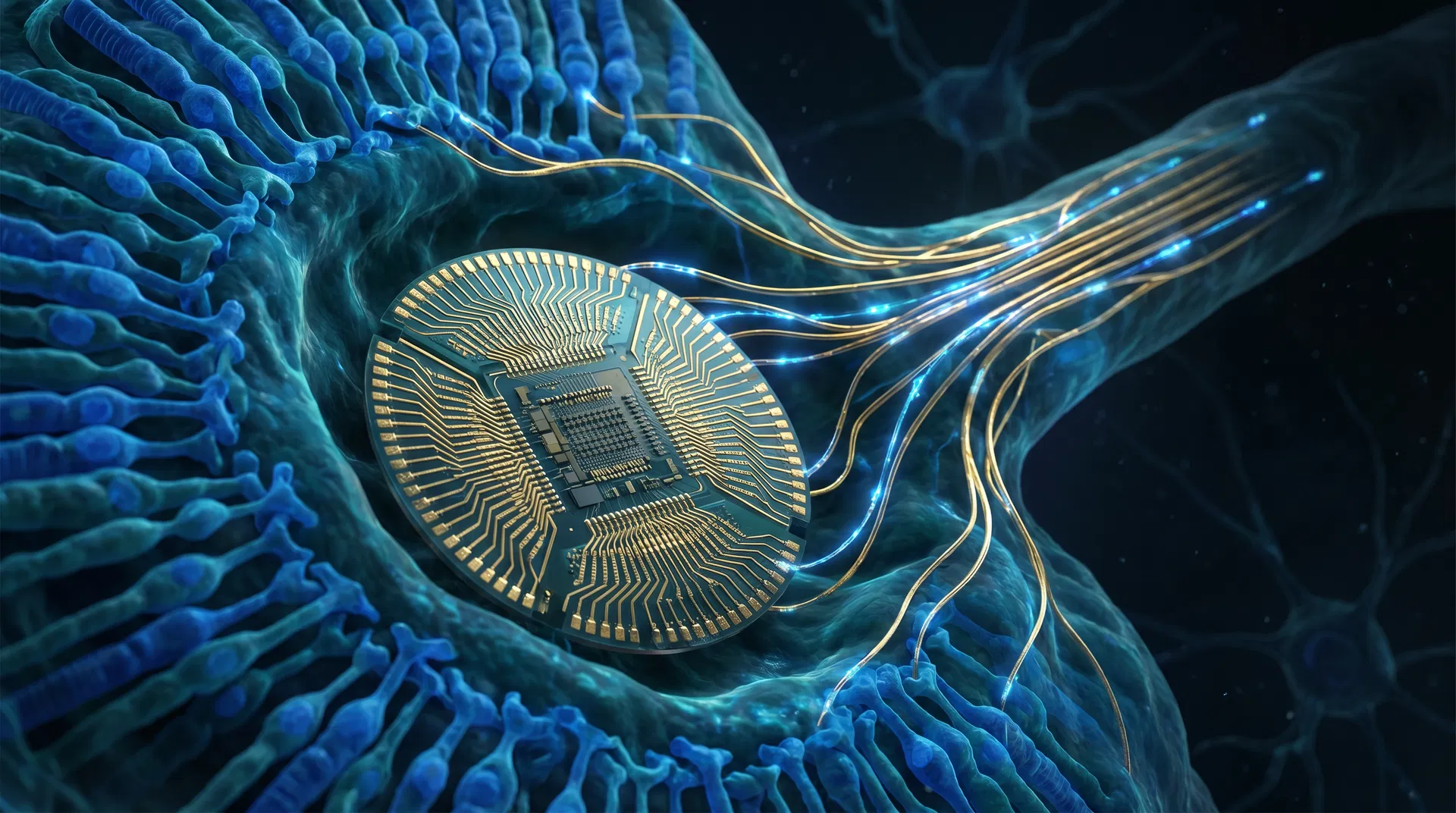 Implante retinal biométrico conectado a células nerviosas