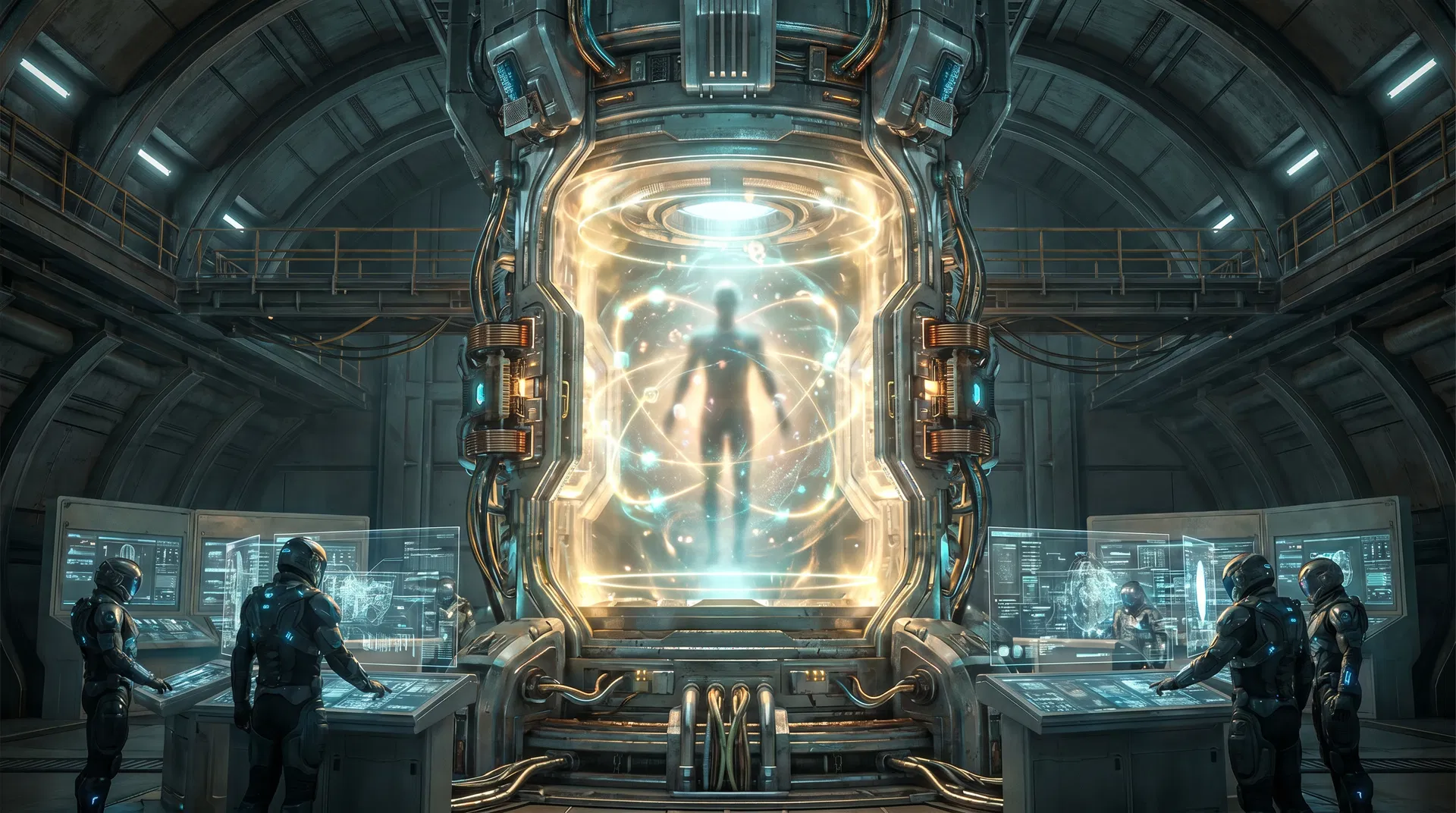 Cámara de reatomización médica del futuro: pod de reconstrucción molecular con tecnología cuántica