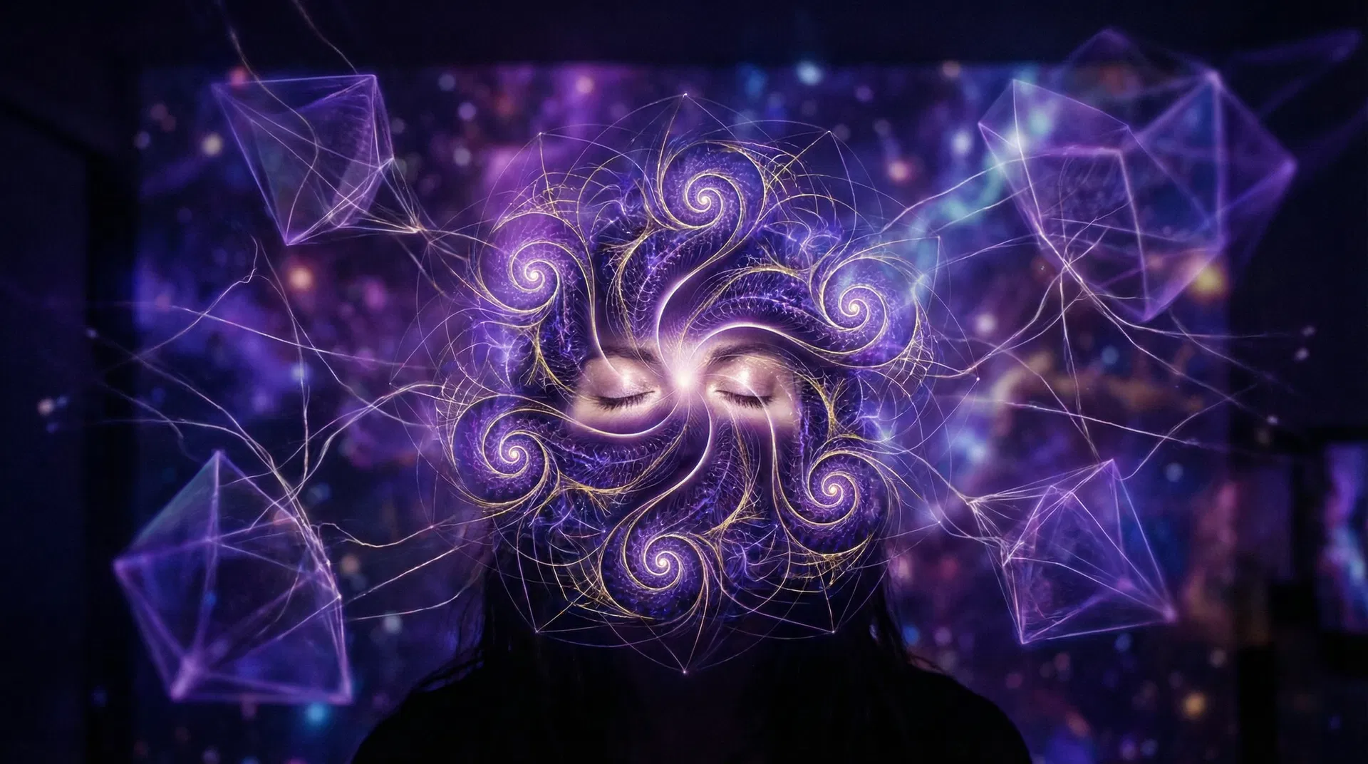 FLOW mode — sacred geometry and inner vision