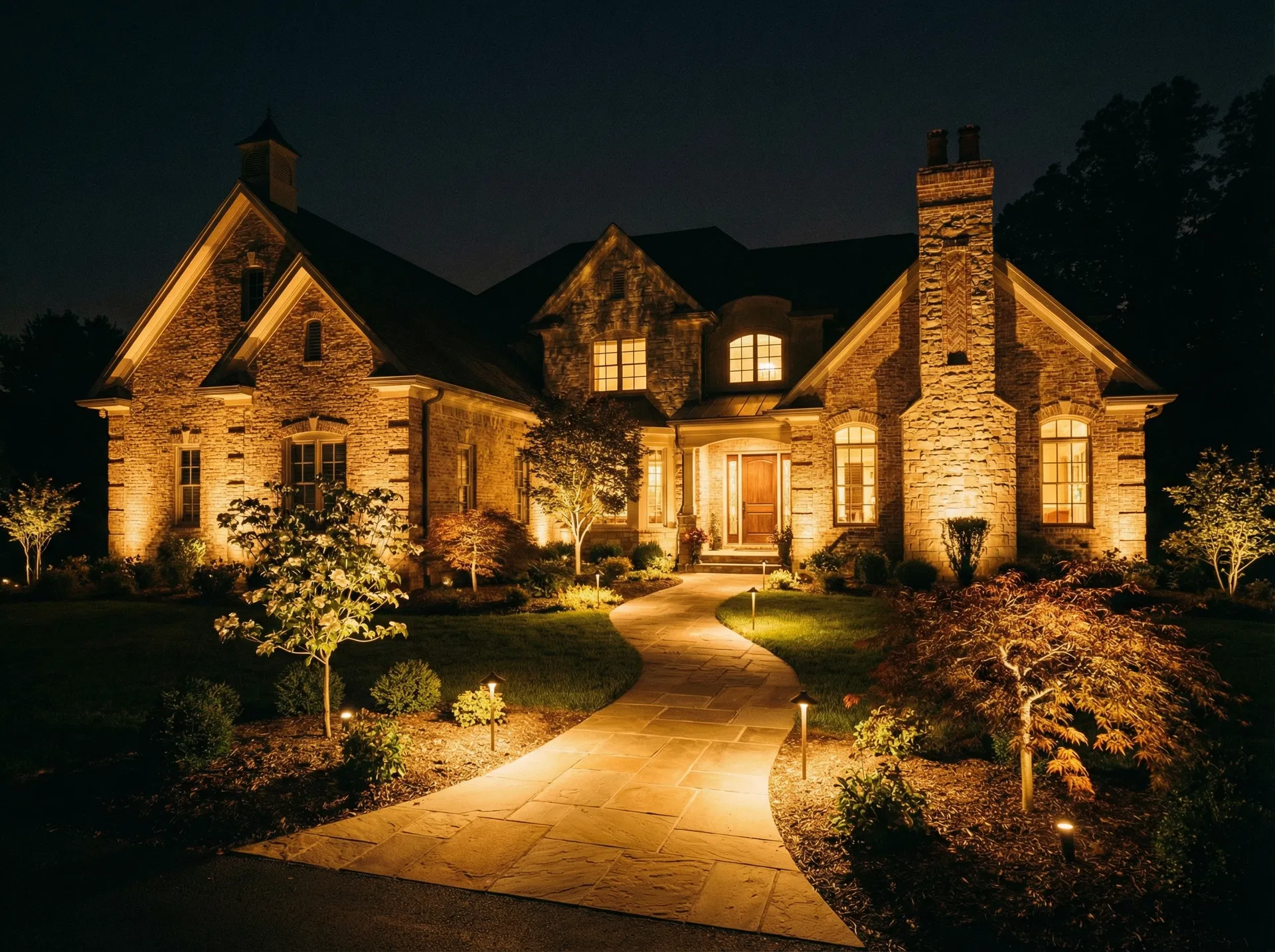 Residential outdoor lighting