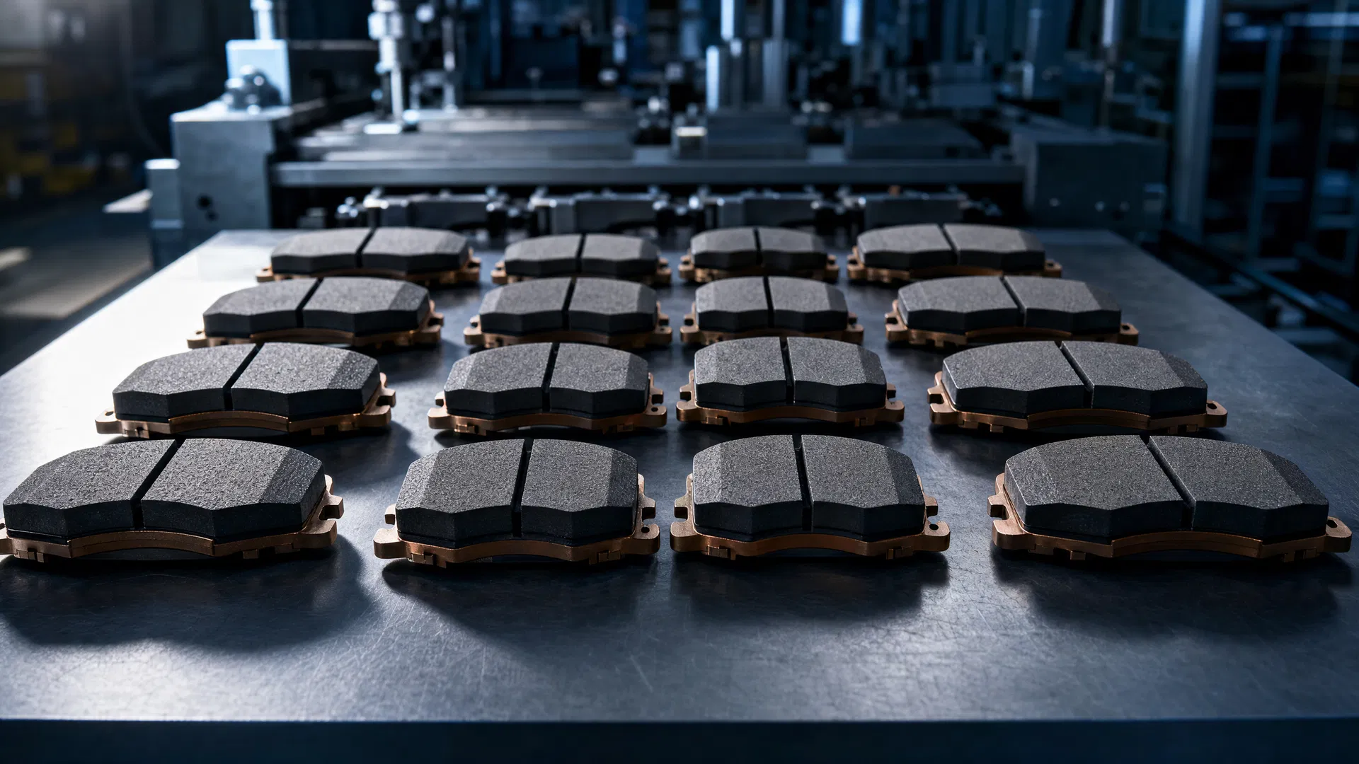 Brake pads manufacturing