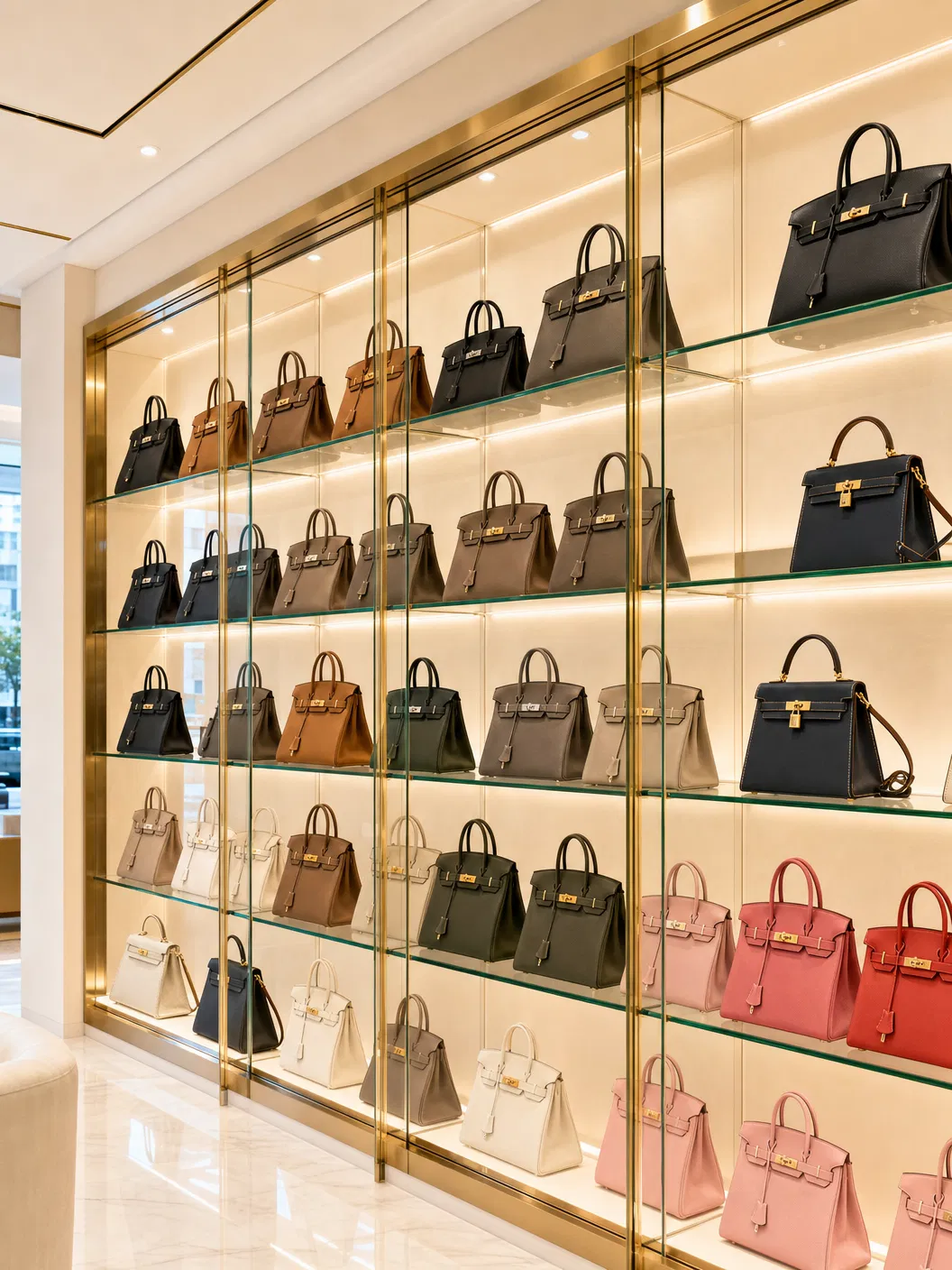 Luxury Bag Wall