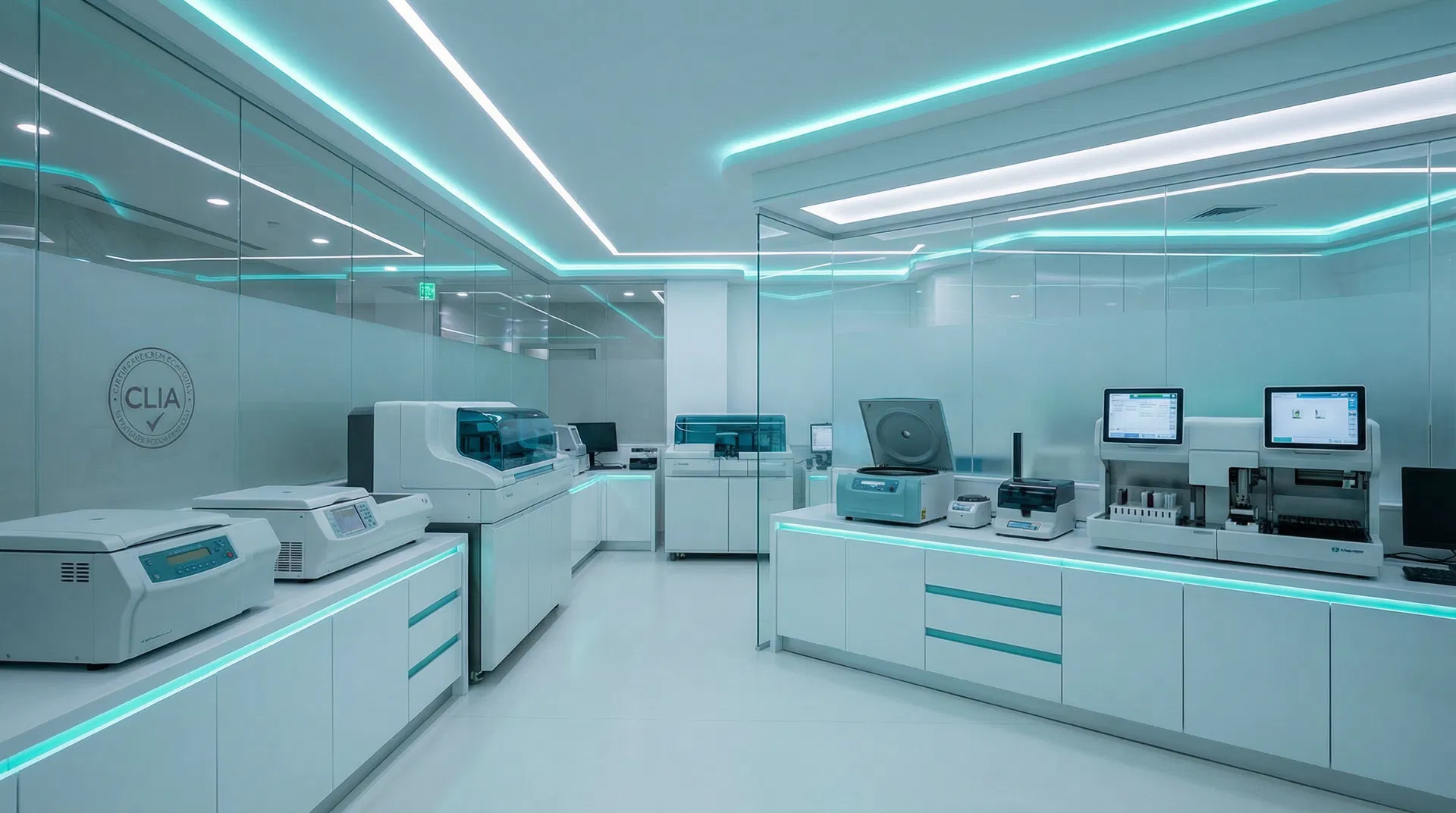 CLIA-certified laboratory infrastructure