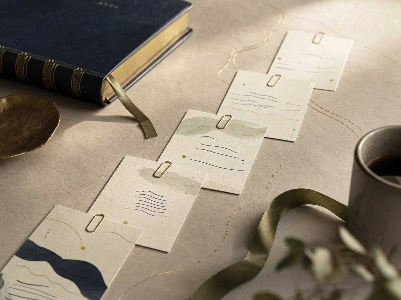 Editorial reading plan pathway cards beside a Bible