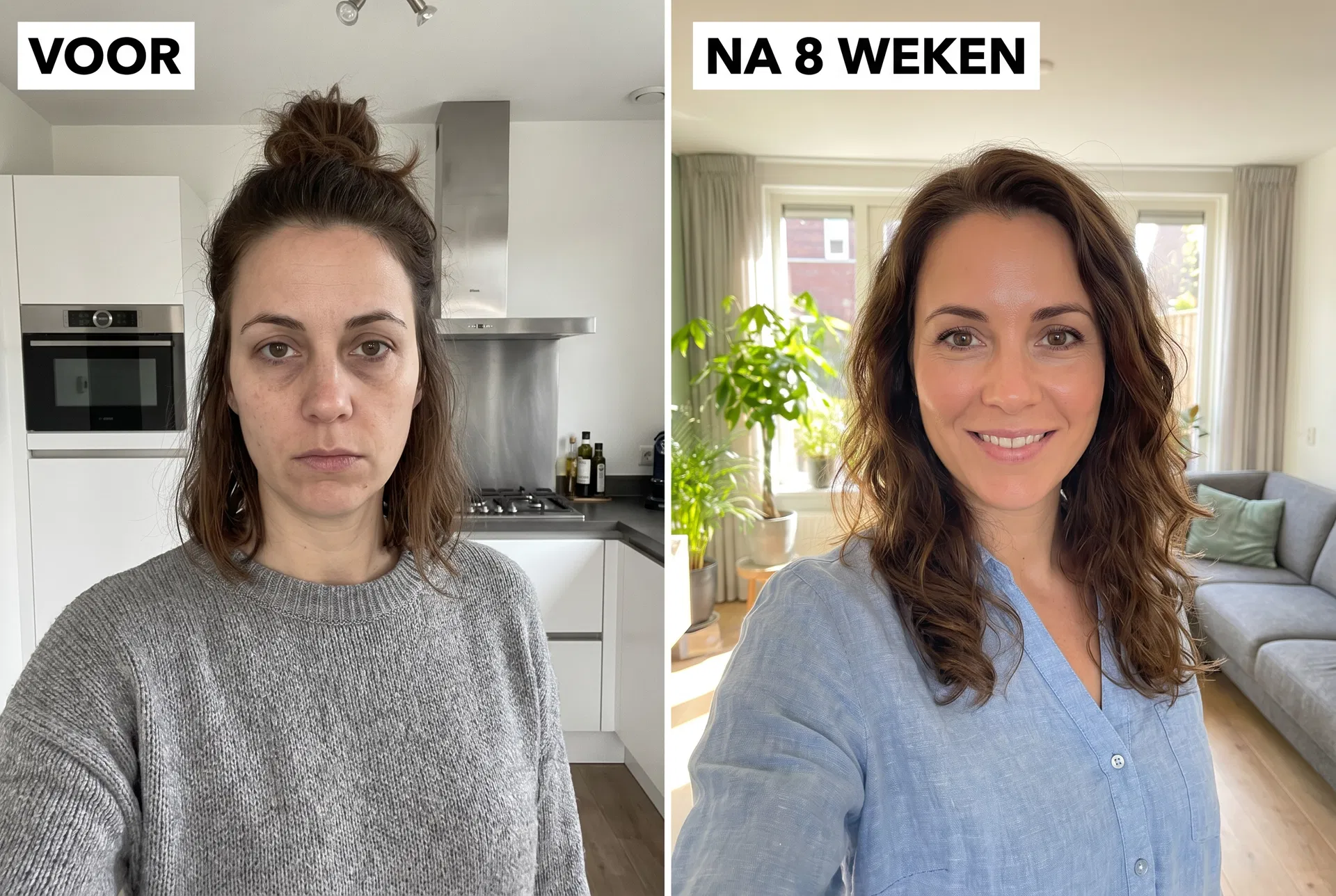 Before/after transformatie Livera Shield