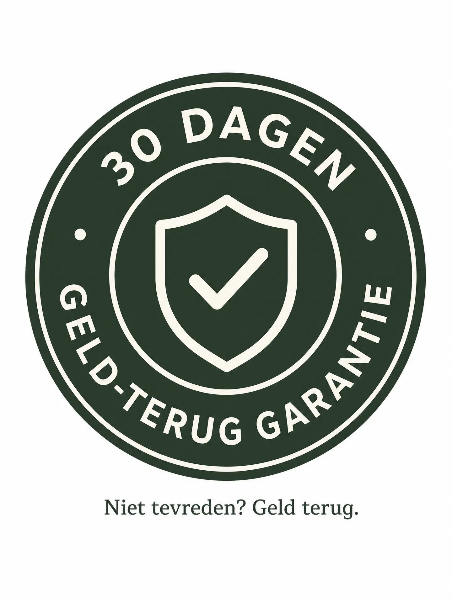 30 dagen geld-terug garantie