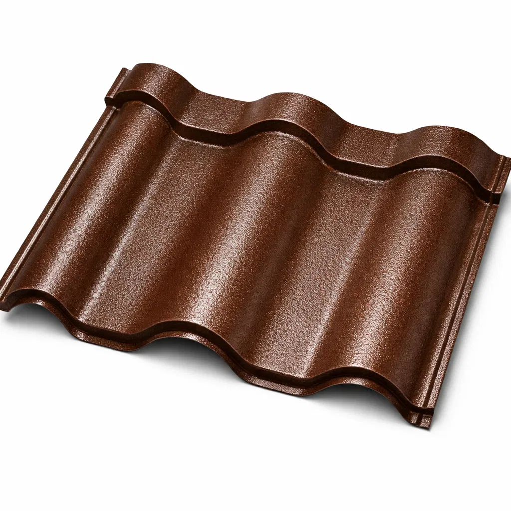 Țiglă metalică Bilka culoare Maro