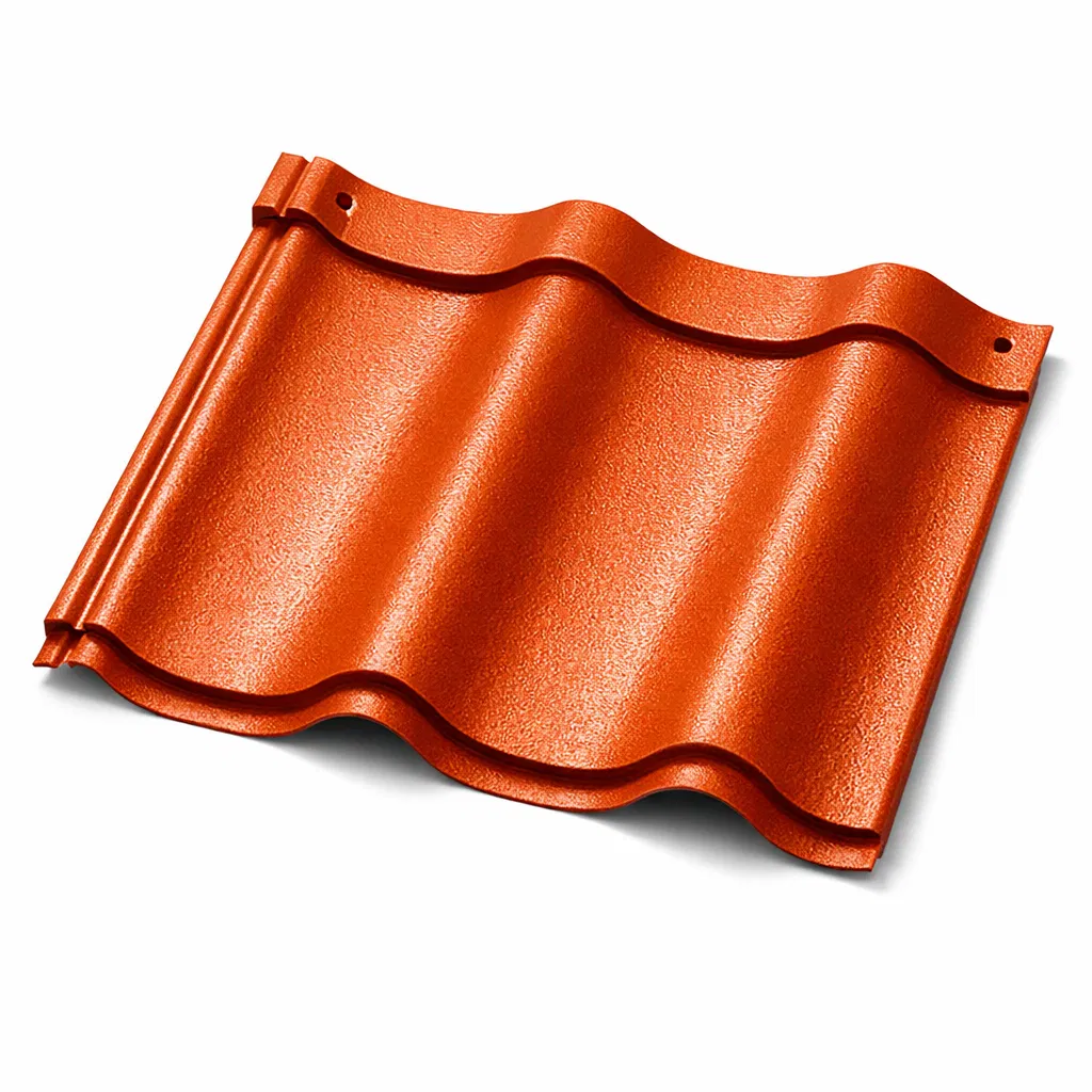 Țiglă metalică Bilka culoare Portocaliu