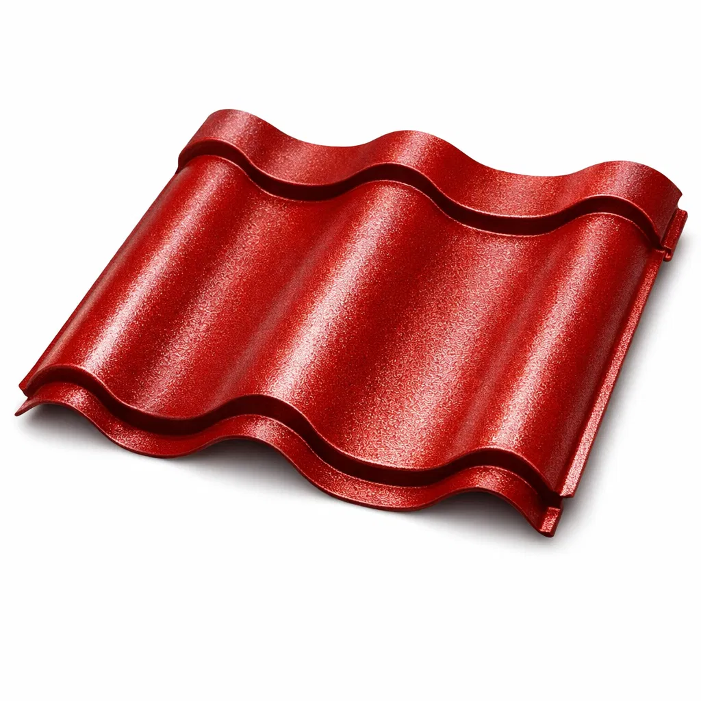 Țiglă metalică Bilka culoare Roșu