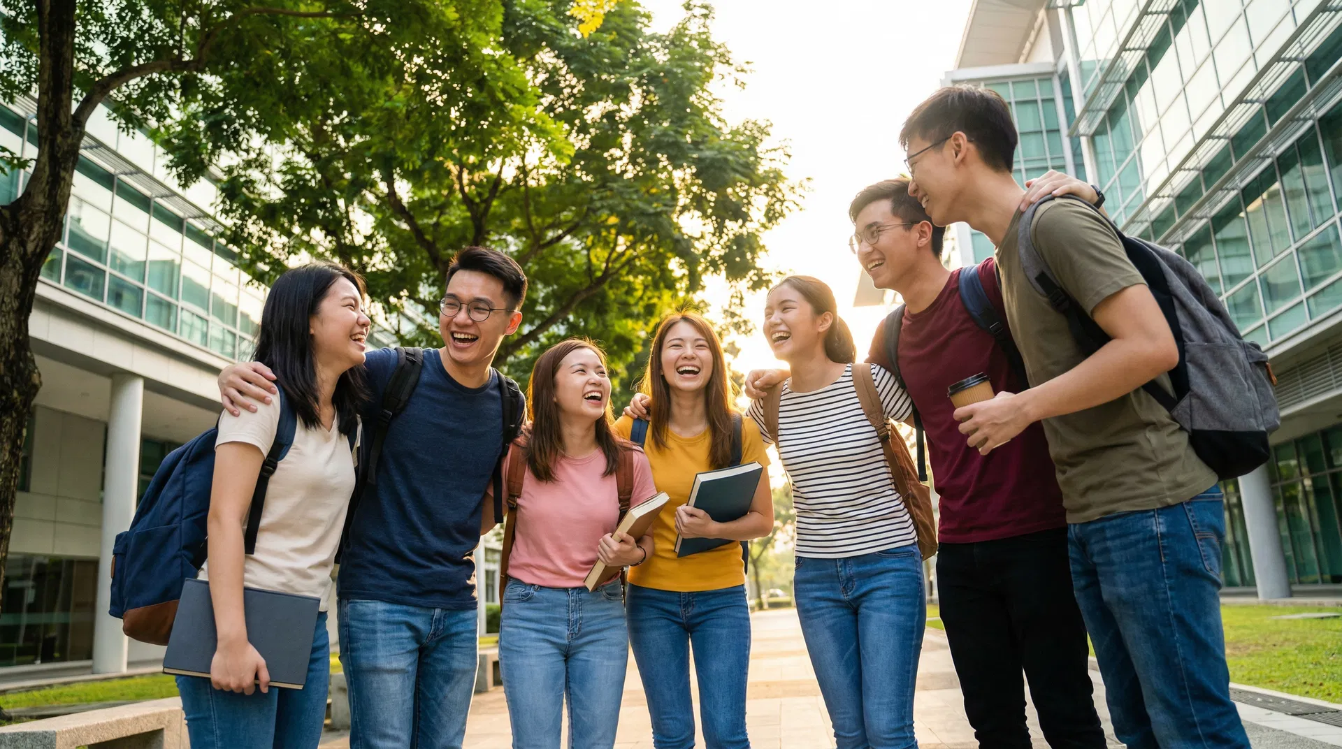 EduGPS students on campus