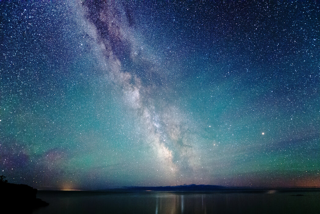 Milky Way over Water
