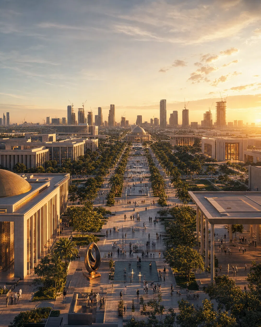New Cities and Capitals sovereign-scale greenfield capital district
